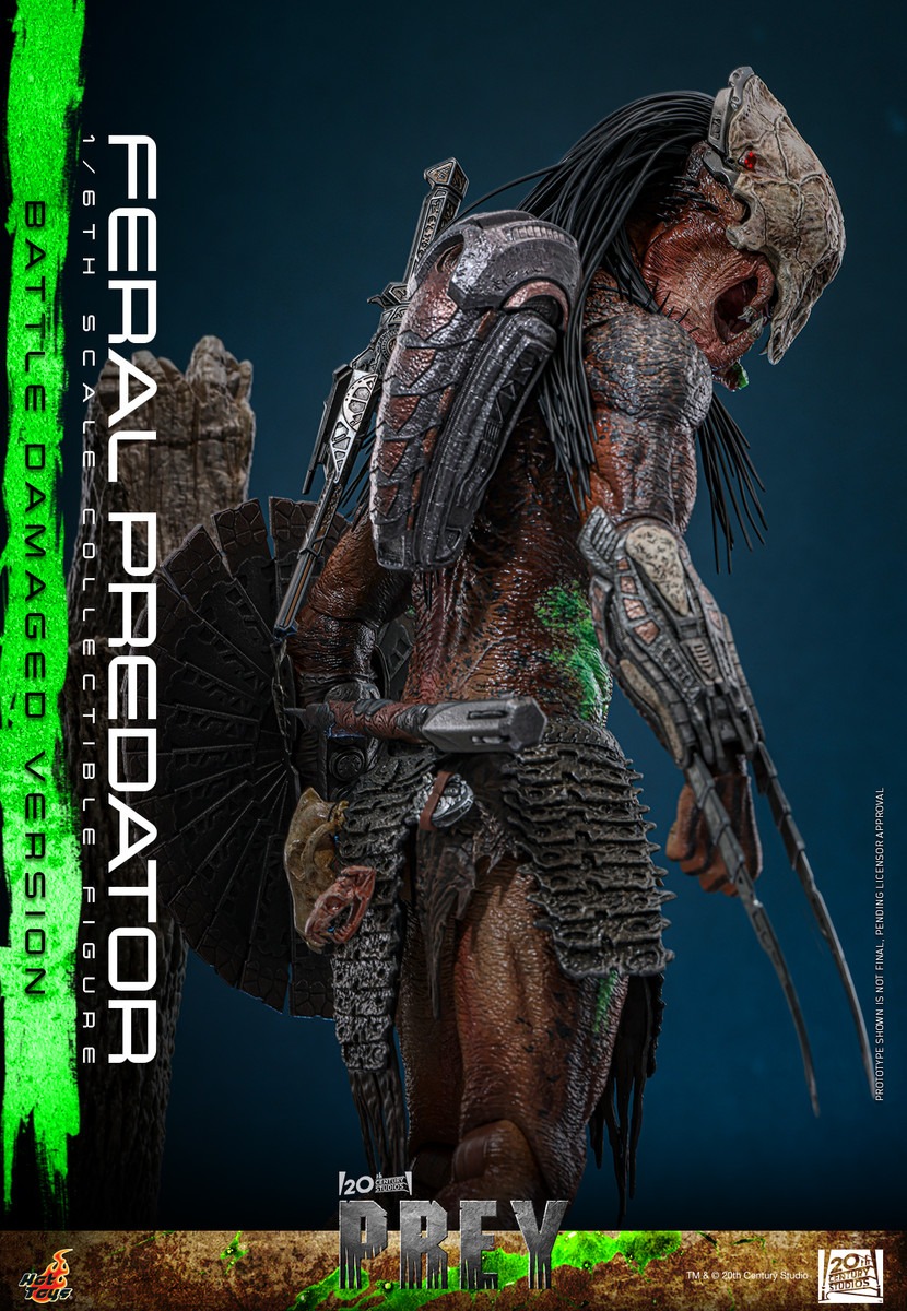 Pre order! Hot Toys TMS173 1/6th scale Feral Predator (Battle Damaged Version) Collectible Figure