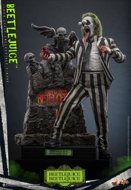 In stock! Hot Toys MMS767 Beetlejuice 1/6 Beetlejuice Figure