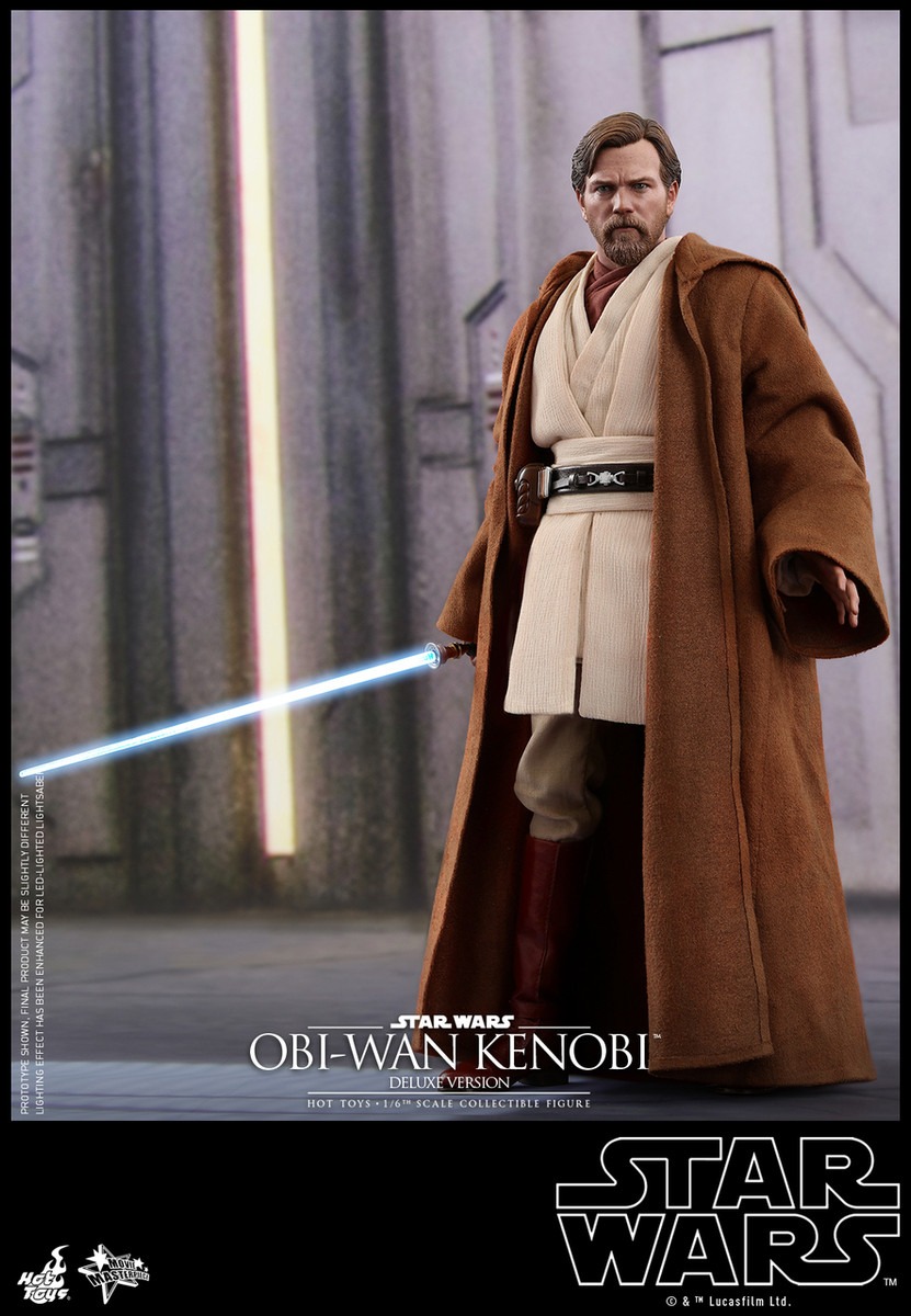 In Stock! Hot Toys MMS478 Obi-Wan Kenobi (Deluxe Version) Star Wars EP III Revenge of the Sith 1/6th scale Collectible Figure