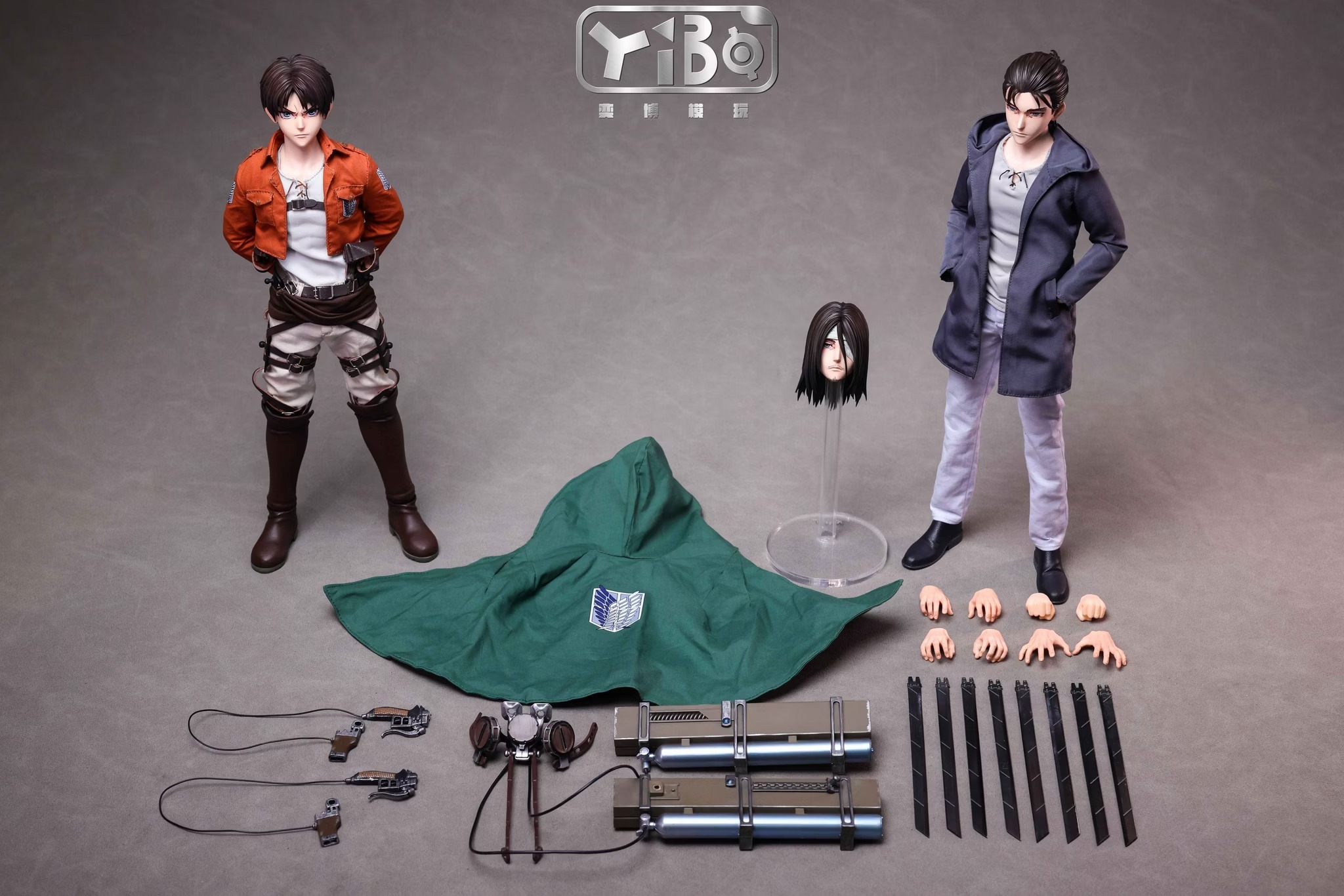 Pre Order! Yi Bo Studio Attack on Titan Eren Jaeger YB-R2014 1/6 Scale double pack