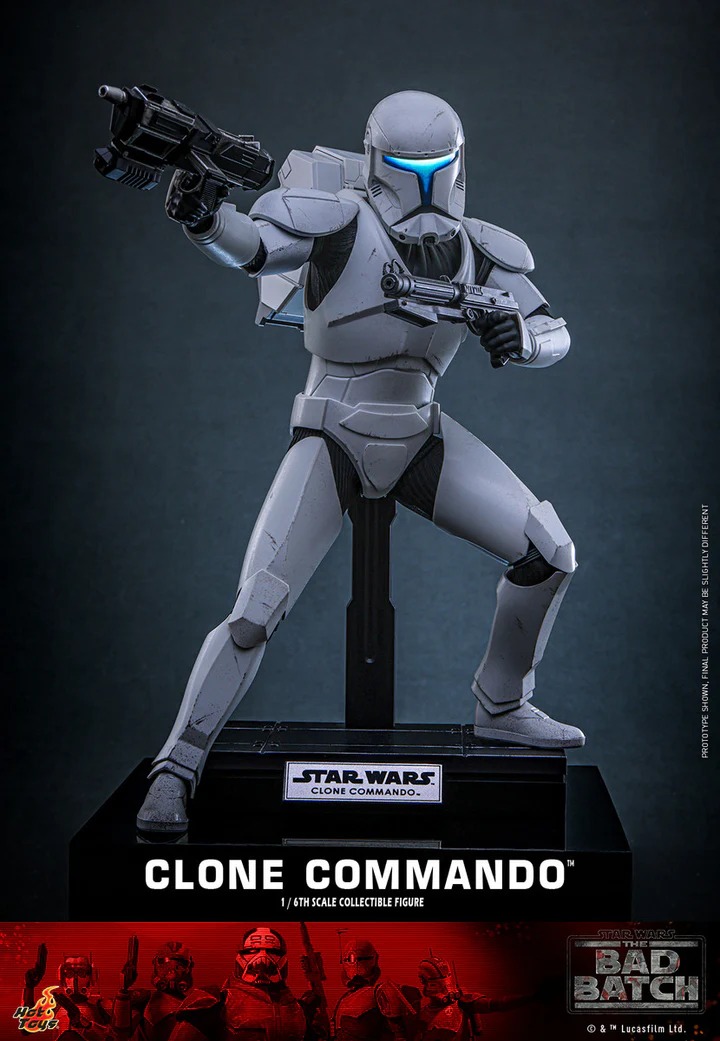In stock! Hot Toys TMS131 Clone Commando Star Wars: The Bad Batch 1/6 Scale Figure