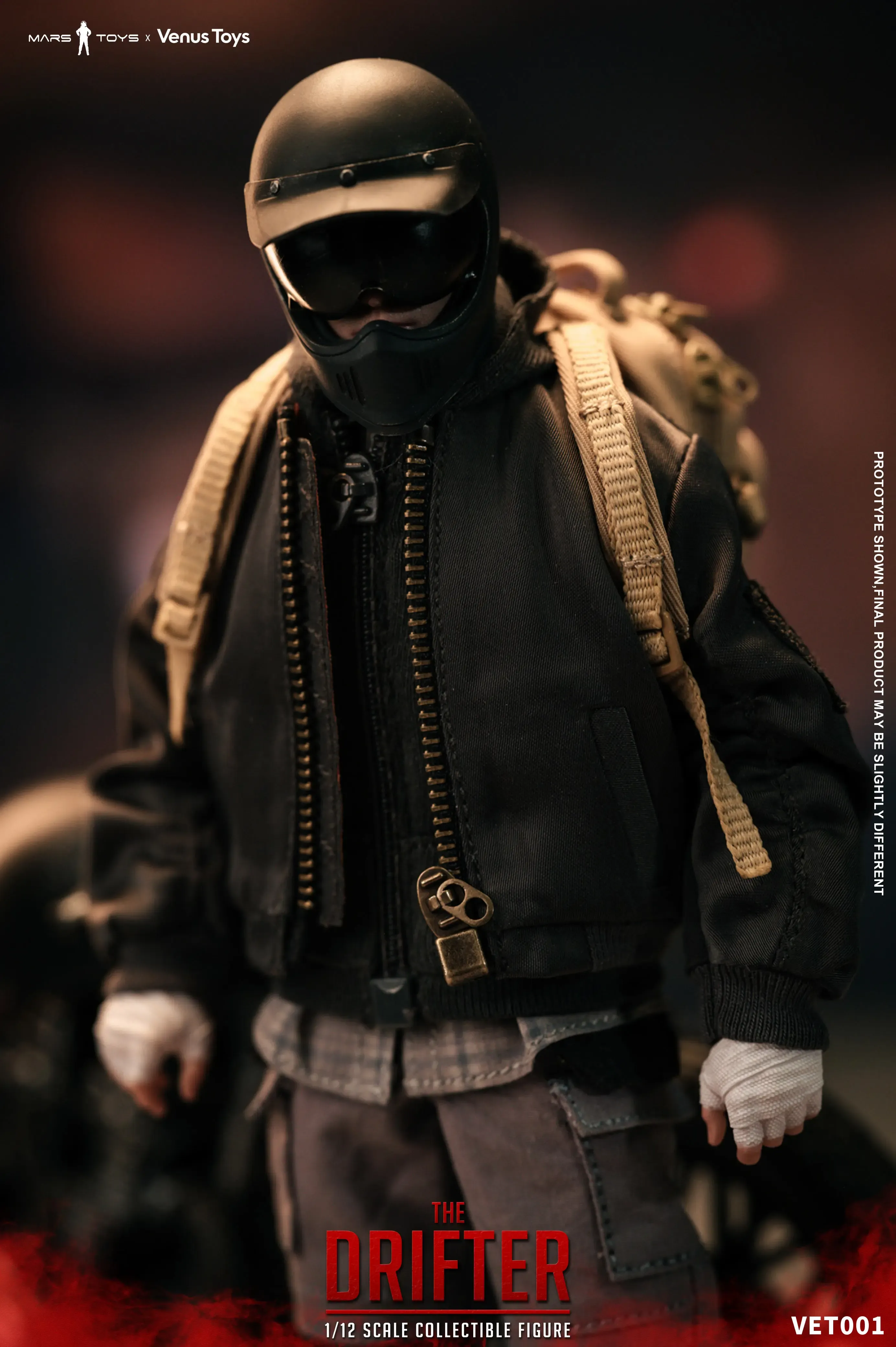 In stock! Venus Toys x Mars Toys VET001 The Drifter Action Figure Deluxe Ver 1/12 Action figure