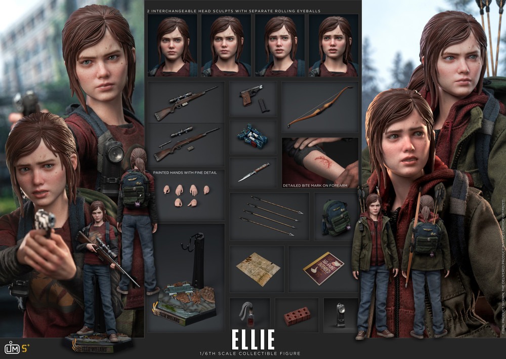 Pre Order! Lim Toys LS+02 Ellie The Last of us 1/6th scale Collectible Figure