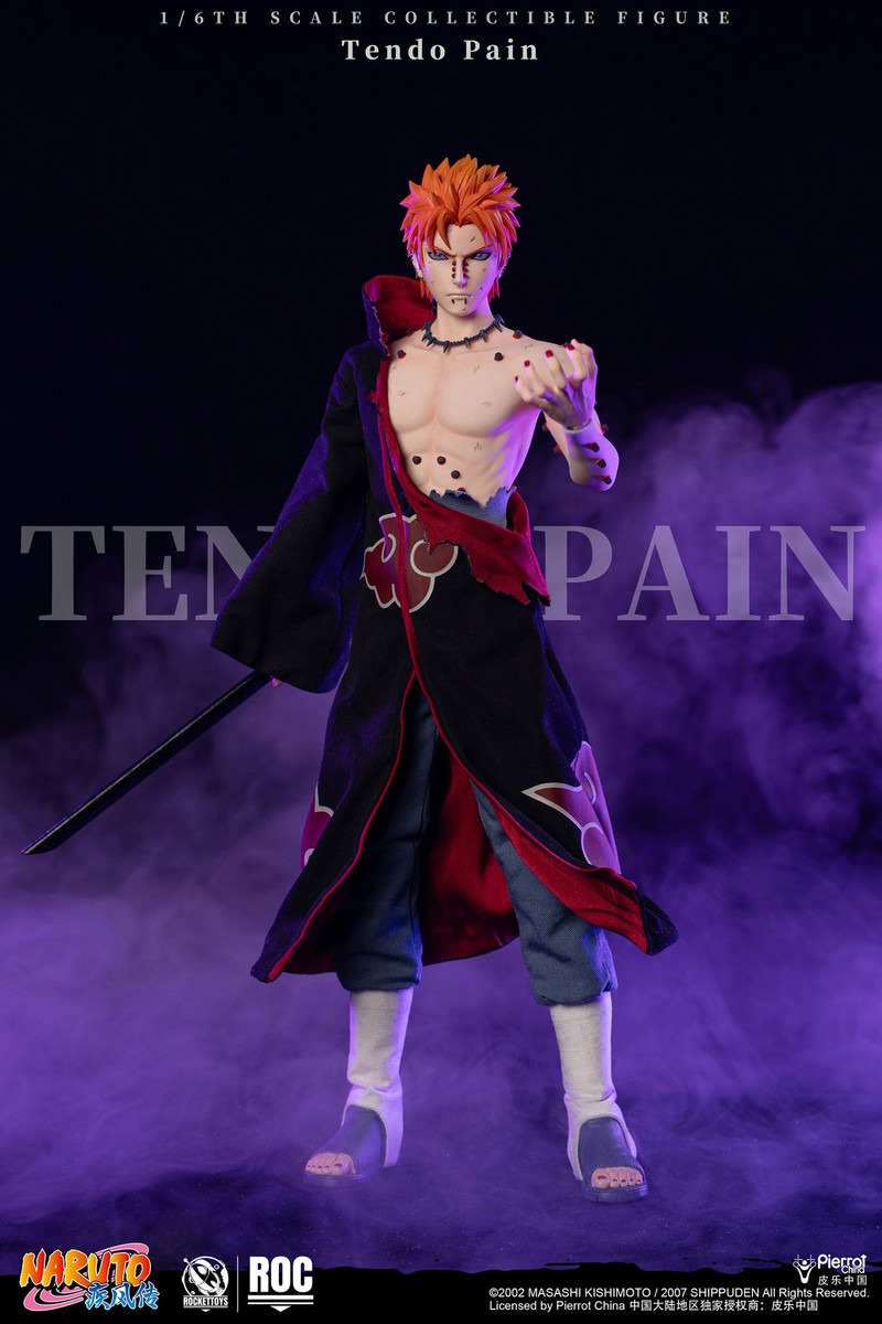 Pre order! Rocket Toys ROC-014 Tendo Pain Battle-Damaged Ver. Naruto 1/6 action figure