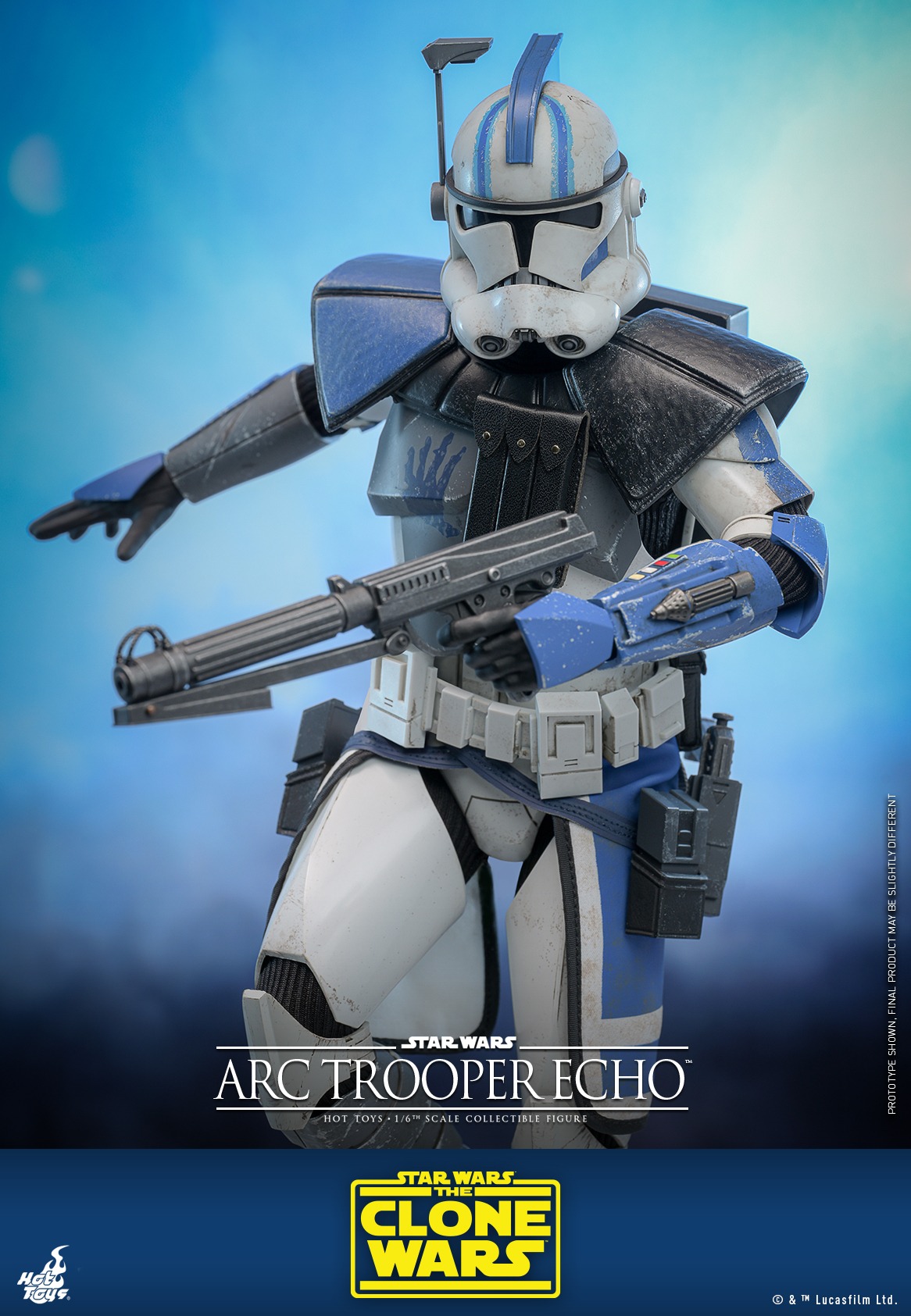 In stock! Hot Toys TMS133 The Clone Wars ARC Trooper Echo 1/6 Scale Figure