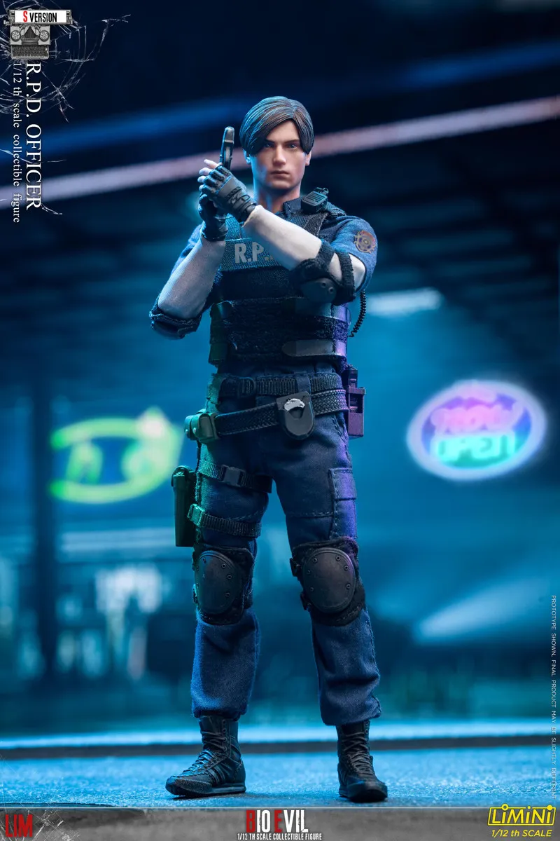 Reissue! Pre-order! LIMTOYS LIM007R.P.D Officer Version S 1/12 Scale Action Figure