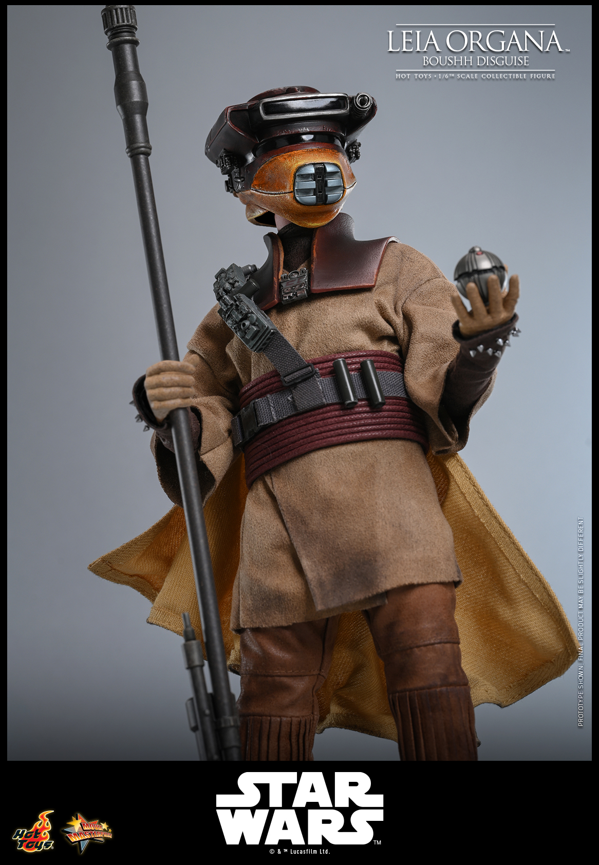 Pre order! Hot toys MMS854 Leia Organa (Boushh Disguise) Star Wars: Return of the Jedi 1/6 Collectible Figure