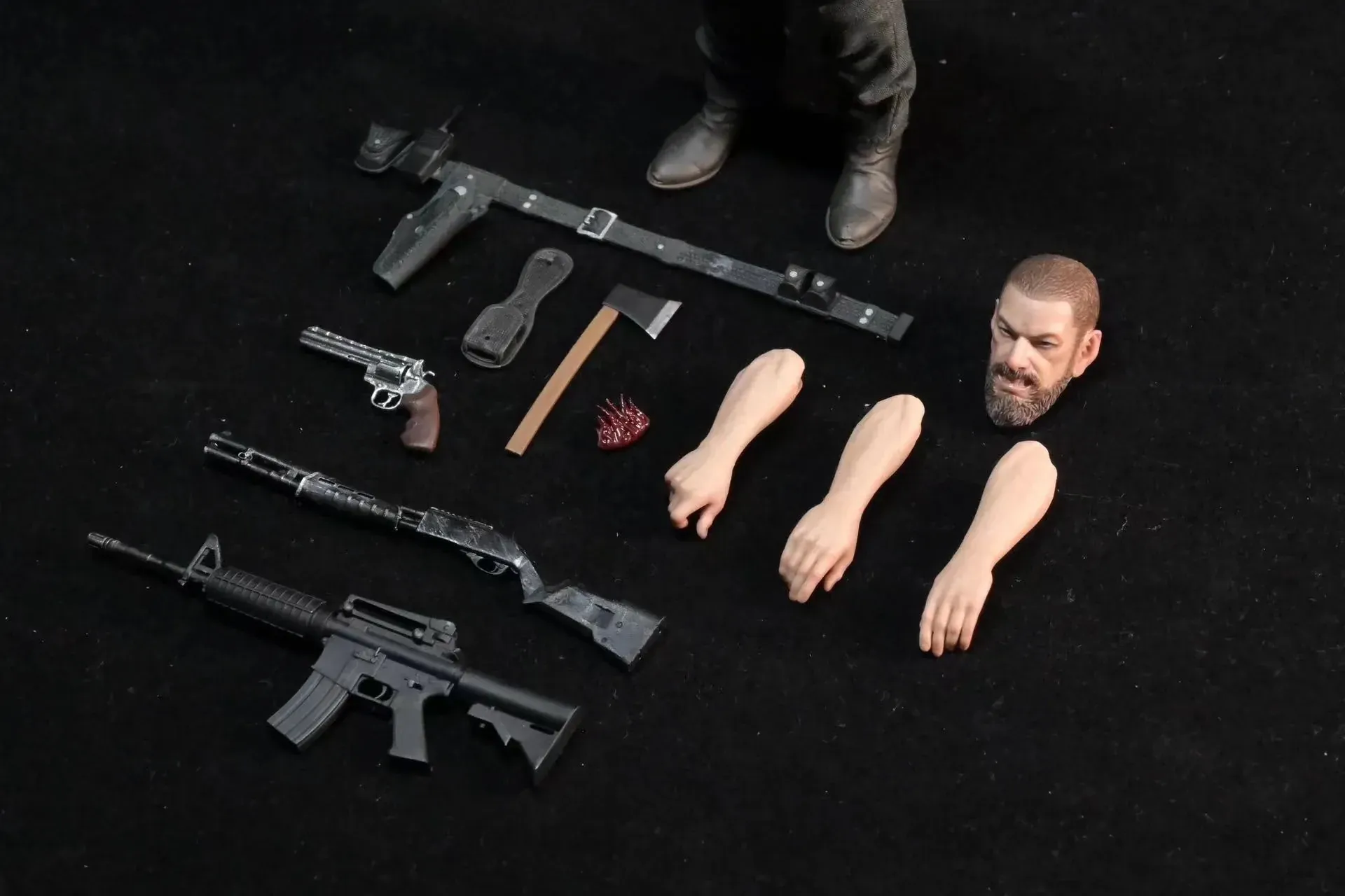 In stock! Kraken Studio Rick Zombie Killer The walking dead 1/12 Action Figure
