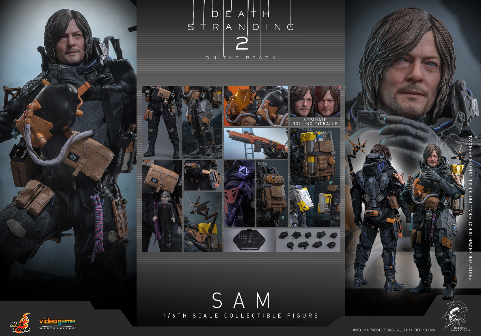 Pre Order! Hot Toys VGM75 Death Stranding 2: On the Beach Sam Standard (Sculpted version) 1/6 scale figure collectibles