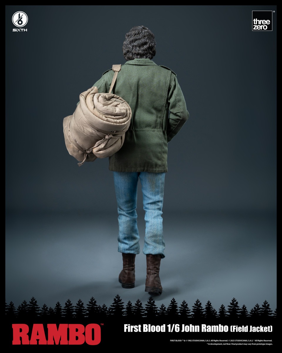 Pre order! Threezero Rambo: First Blood - 1/6 John Rambo (Field Jacket) 3Z0553