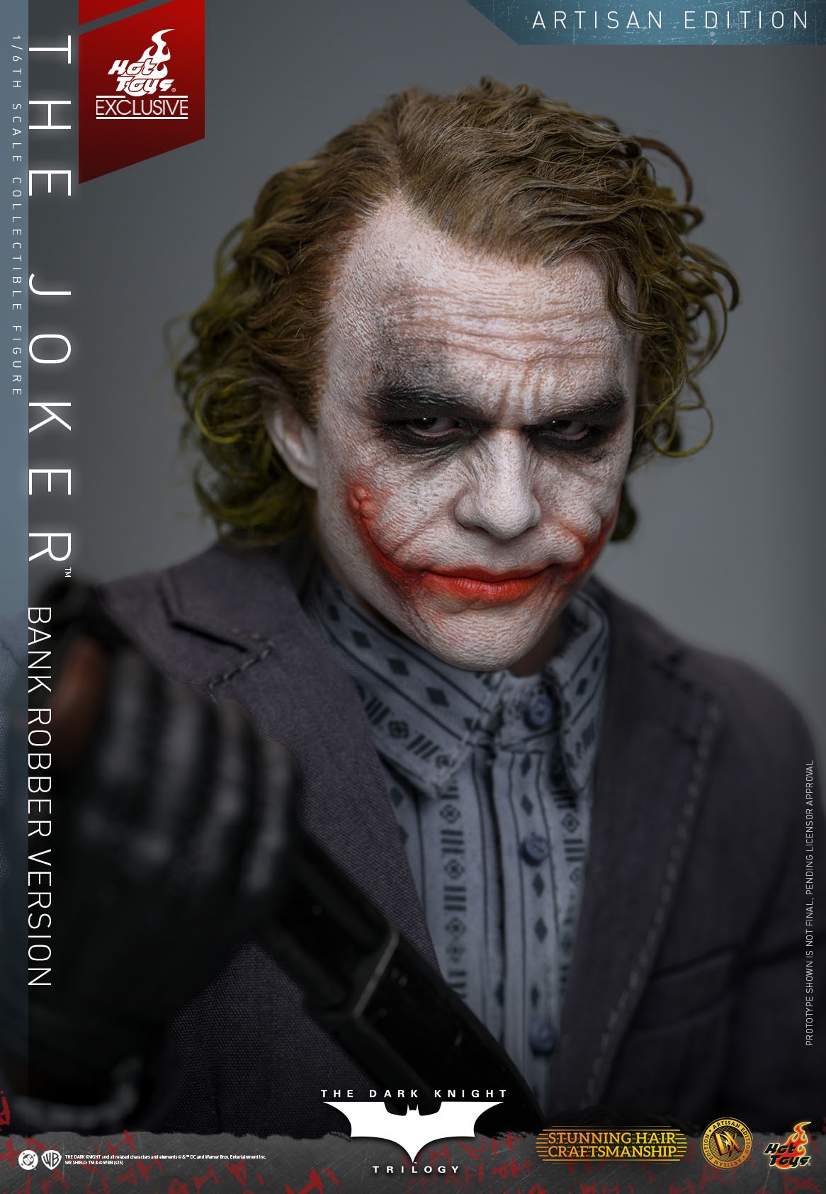 Pre Order! Hot Toys DX51AE Joker Bank Robber Version The Dark Knight Artisan Edition 1/6 scale Figure collectibles