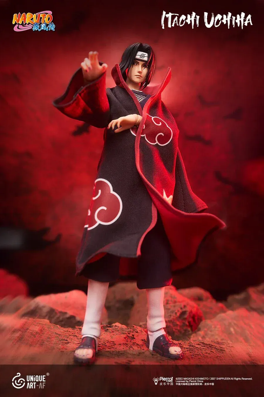 Pre order! UNiQUE ART Uchiha Itachi Naruto Shippuden 1/12 Action Figure Standard Edition