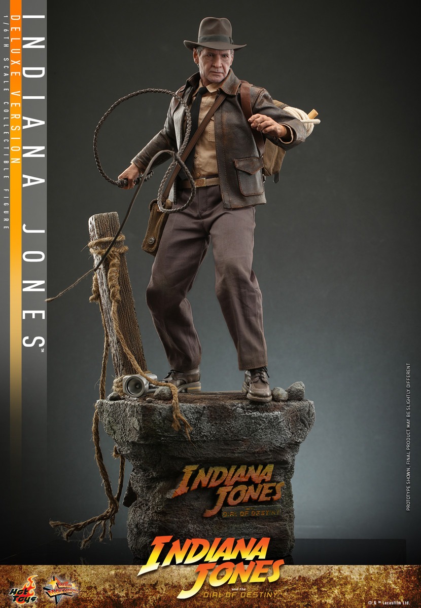 In Stock! Hot Toys MMS717 Indiana Jones (Deluxe Version) Indiana Jones and the Dial of Destiny