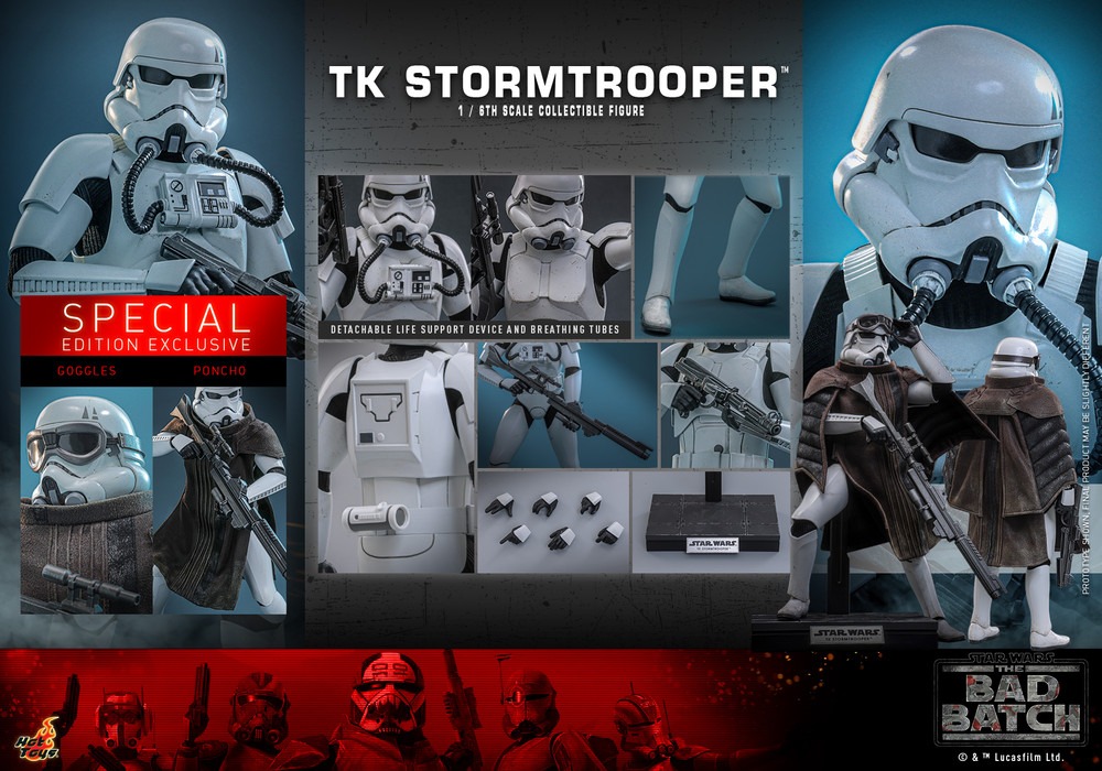 Pre-order! Hot Toys TMS175B TK Stormtrooper Special Edition Star Wars: The Bad Batch 1/6 figure
