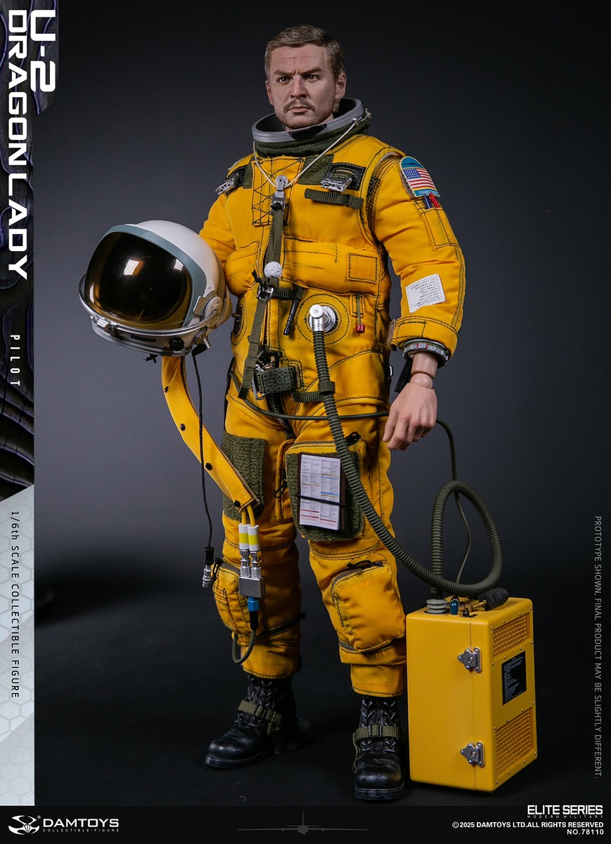 Pre Order! DAMTOYS 78110 1/6 U-2 DRAGON LADY PILOT FIGURE