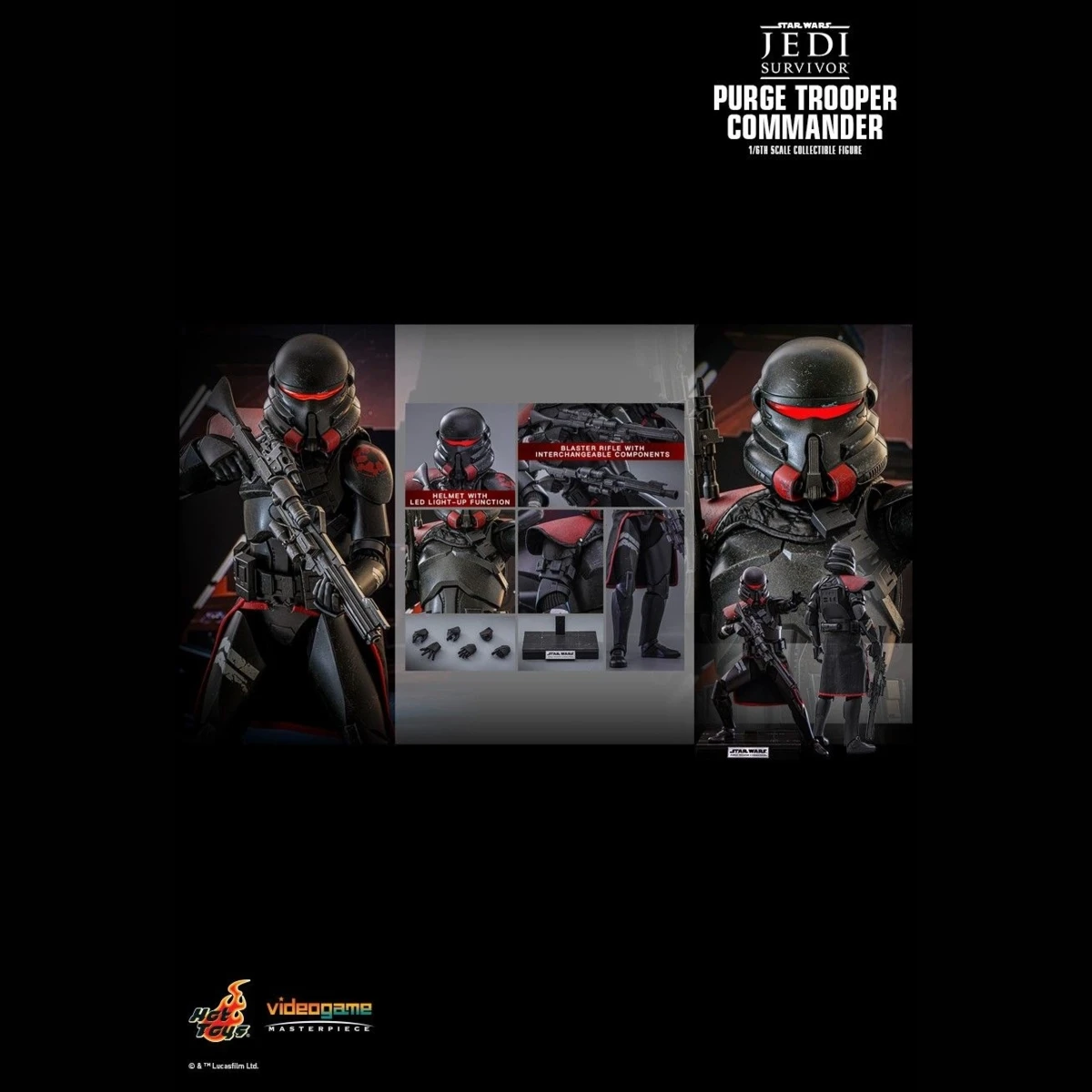 Hot Toys VGM67 Star Wars Jedi Survivor Surge Trooper Commander 1/6 Figure Exclusive Limited Edition