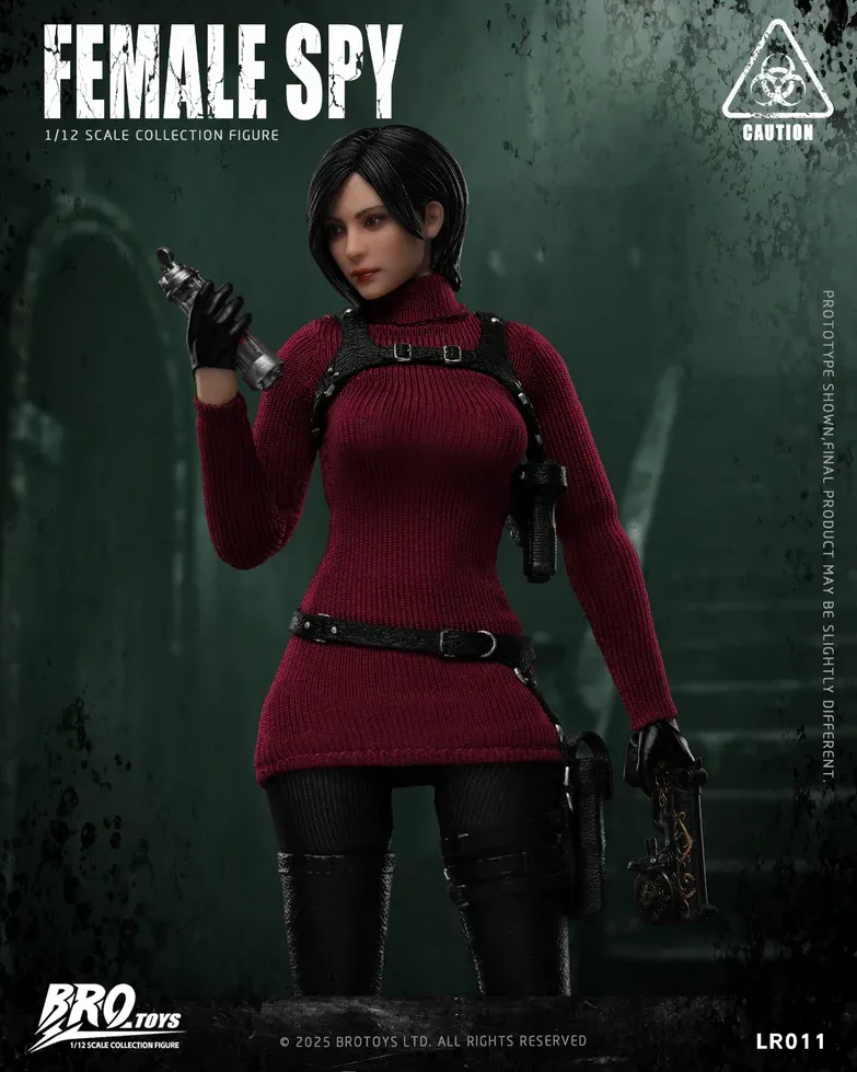 In stock! BROTOYS LR011 Ada Wong resident evil 1/12 Action Figure