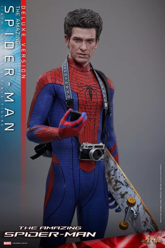 In stock! Hot Toys Deluxe MMS772 The Amazing Spider-Man 1/6 Action Figure Spiderman