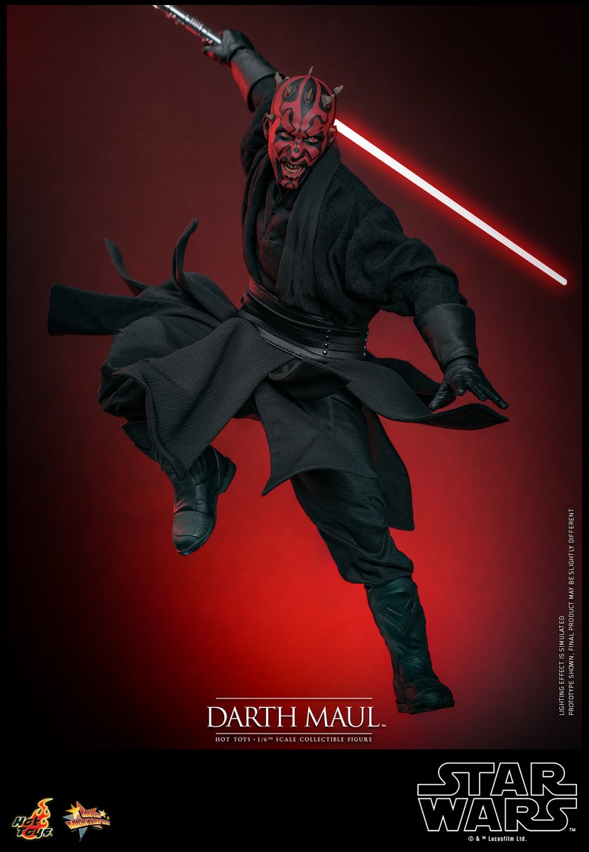 In Stock! Hot Toys MMS748 1/6 Darth Maul Figure Star Wars Episode I: The Phantom Menace