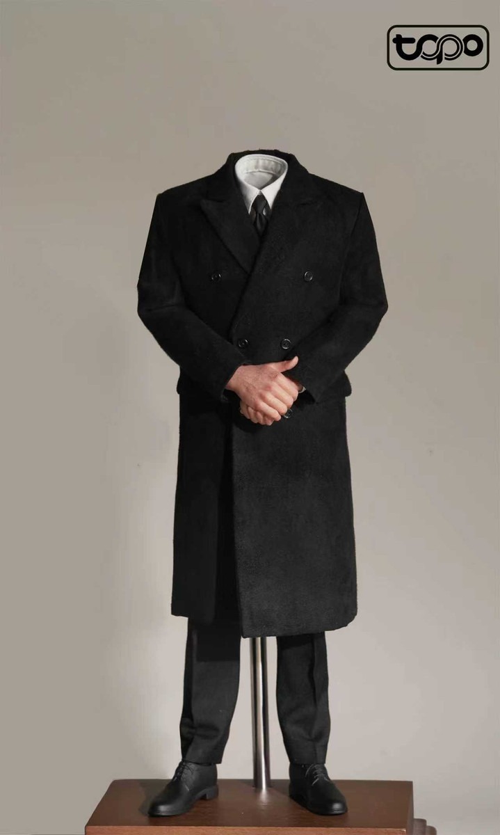 Pre order! TOPO TP031 1/6 Scale Men’s Funeral Overcoat + Suit with Body