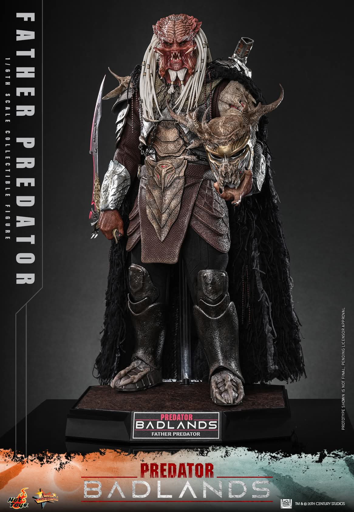 Pre order! Hot Toys MMS863 Predator: Badlands: Father Predator / Njohrr 1/6 scale Collectible Figure