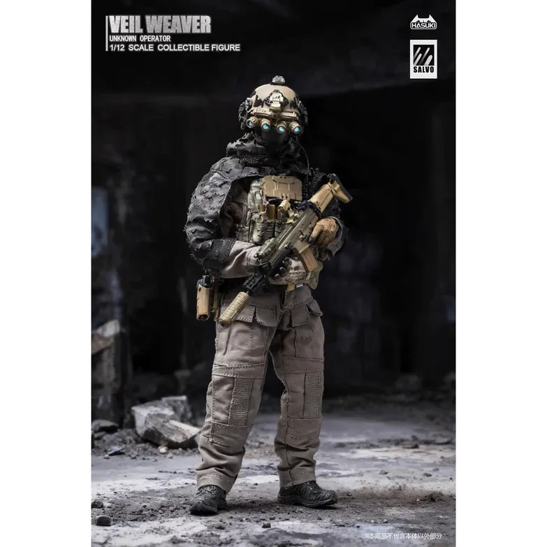 Pre-order! HASUKI SA04 Black Ops Night Weaver Series 1/12 Action Figure