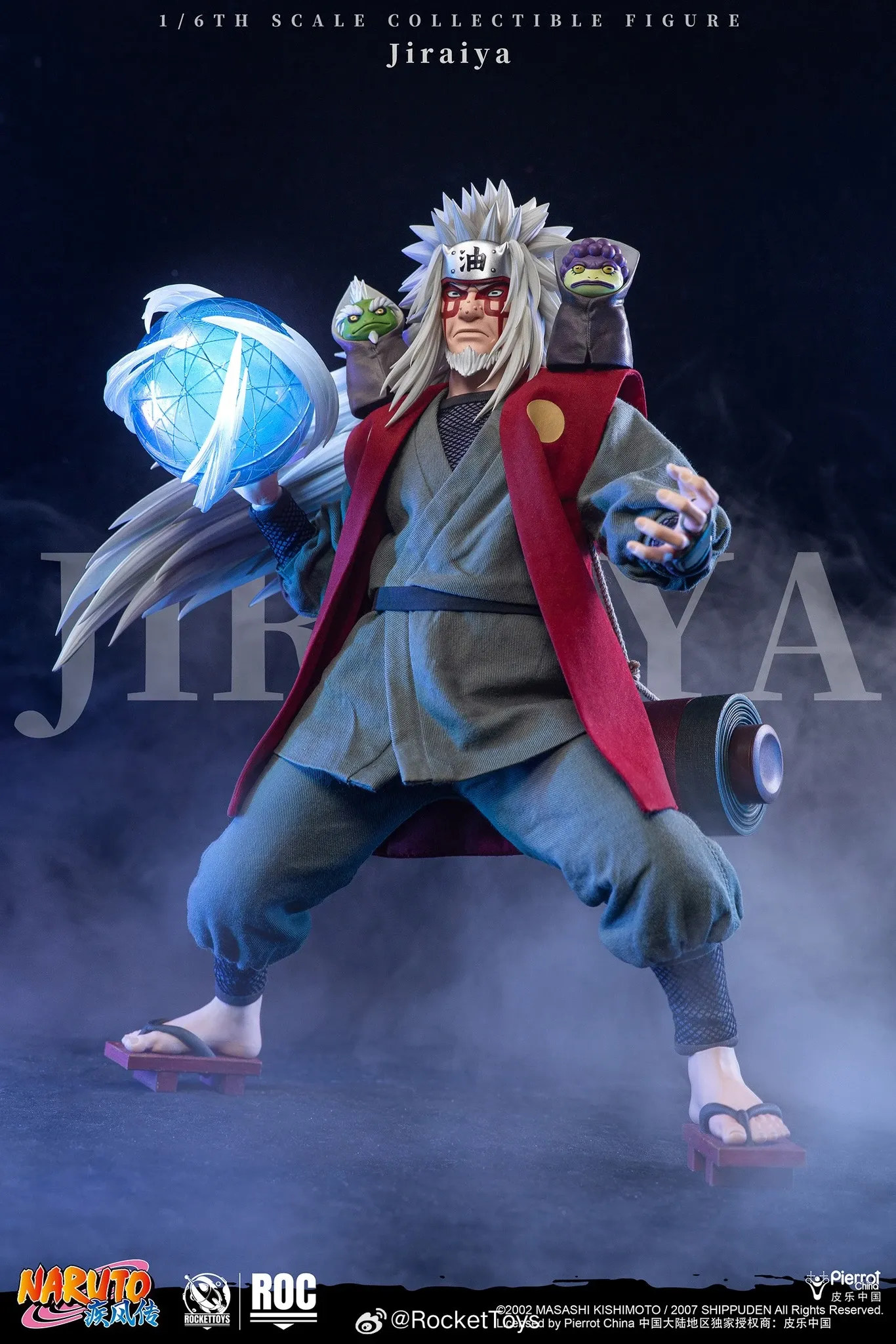 Pre order! Rocket Toys ROC-019 Jiraiya Standard Version Naruto 1/6 Collectible Action Figure