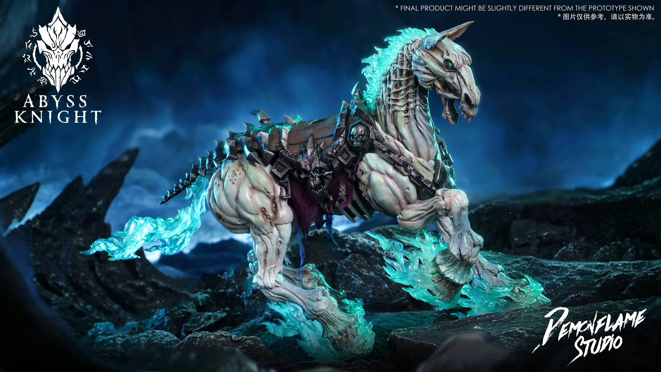 Pre order! Demon Flame Studio x CoserToys Despairing Blue Horse 1/12 Figure