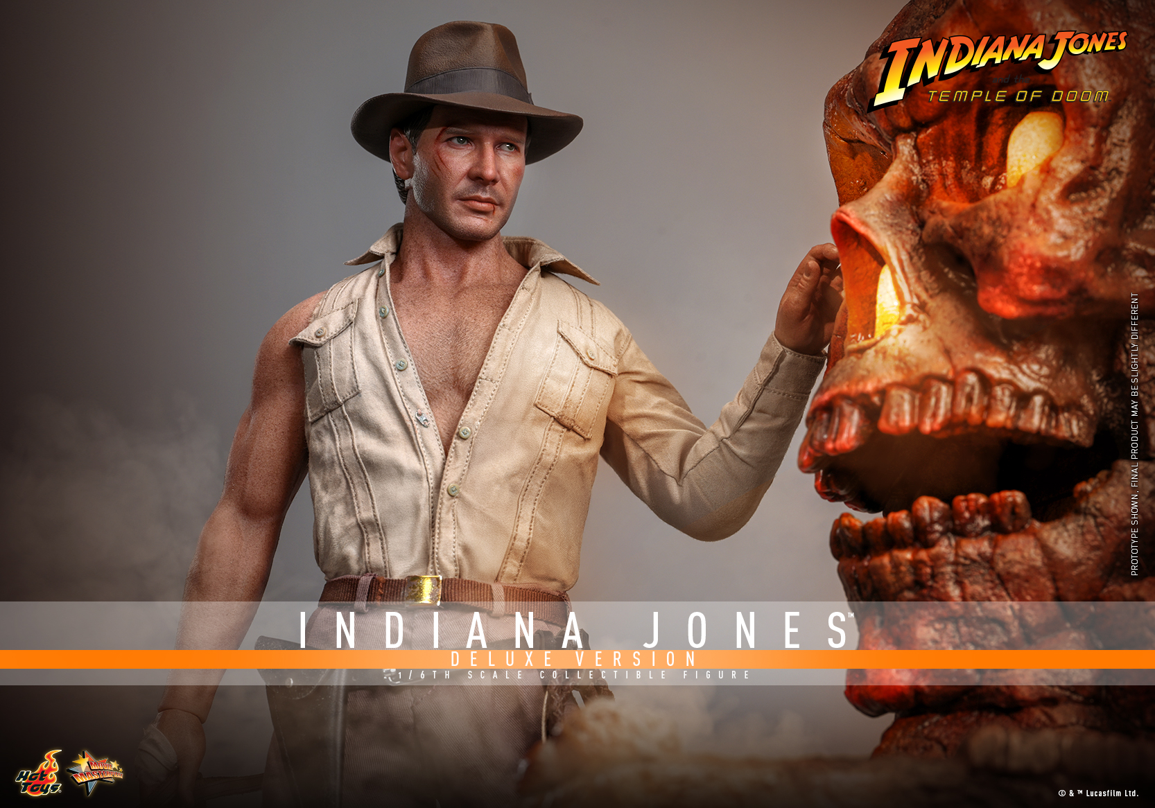 Pre order! Hot Toys MMS861 Indiana Jones Temple of Doom (Deluxe Version) 1/6 Scale Collectible Figure