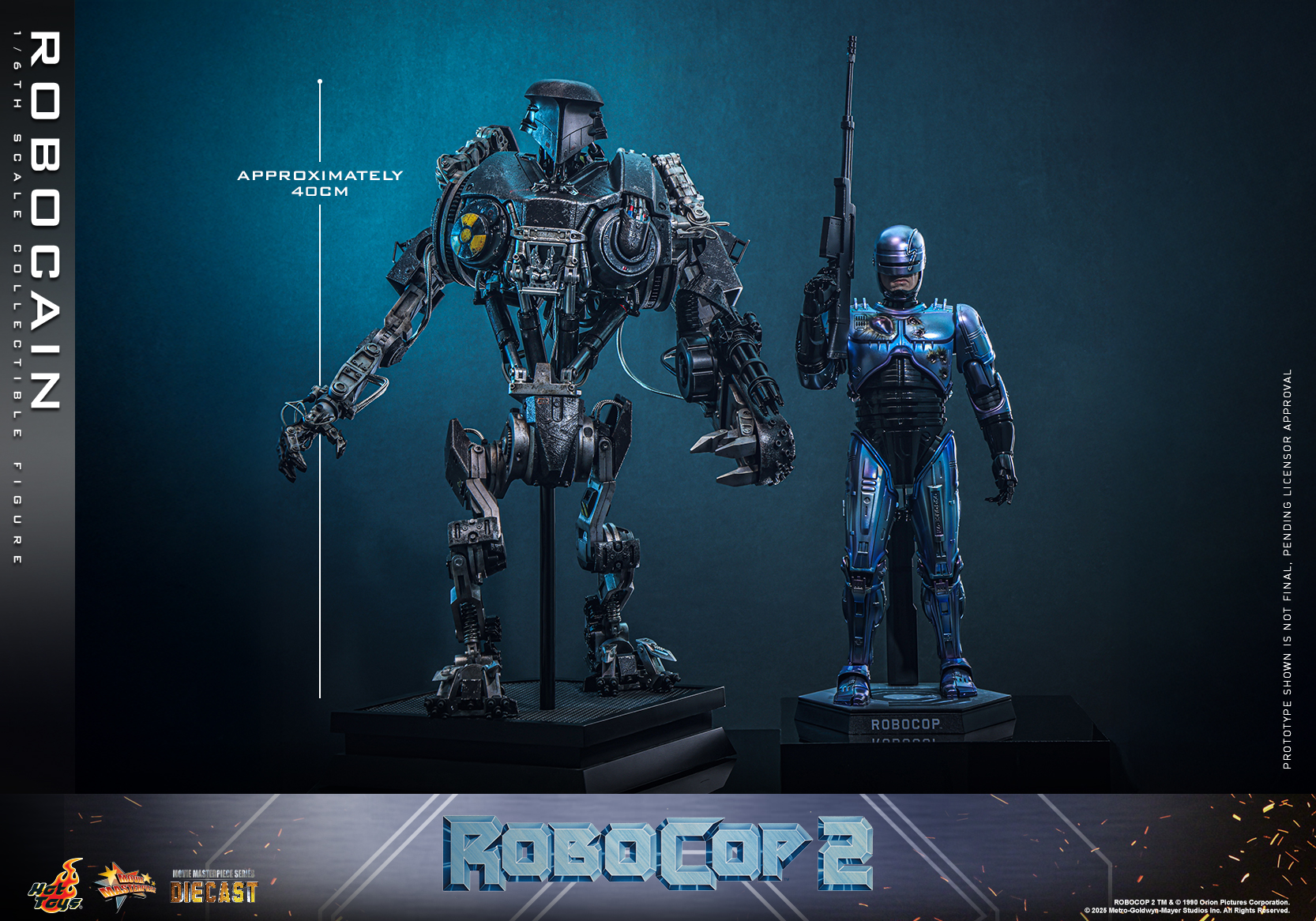 Pre Order! Hot Toys MMS828D75 RoboCop 2 RoboCain 1/6 Scale Collectible Figure