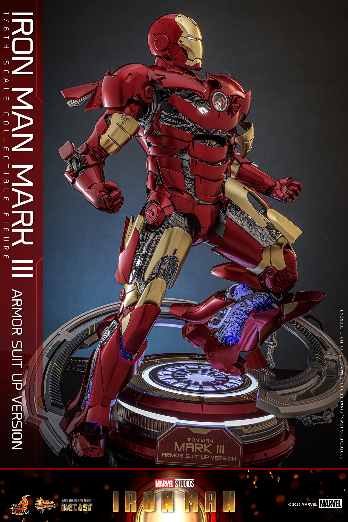 Pre Order! Hot Toys MMS825D72 Mark III (Armor Suit Up Version) 1/6 figure collectibles