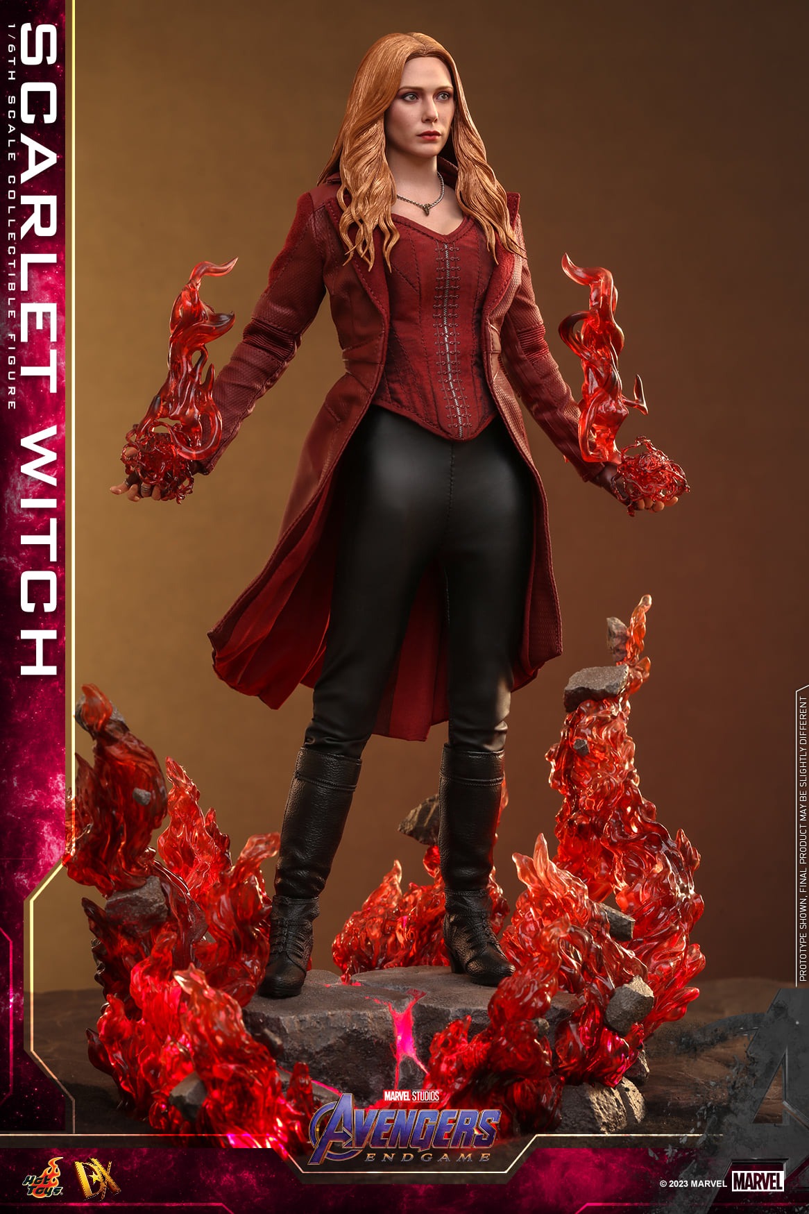 In Stock! Hot Toys DX35 Avengers Endgame Scarlet Witch 1/6th Scale Collectible Figure (Sculpted Version)