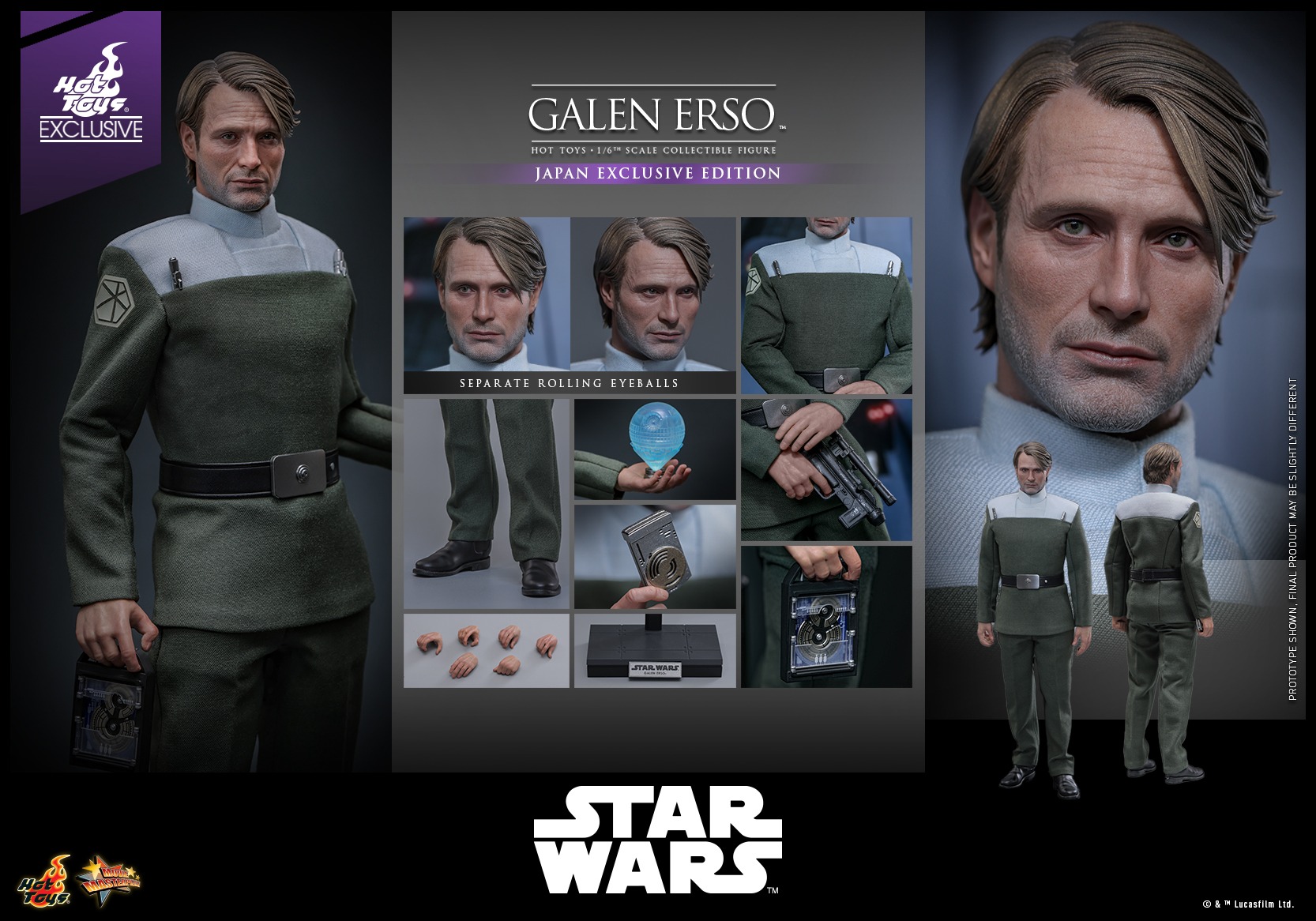 In Stock! Hot Toys MMS775 Star Wars: Rogue One – 1/6th Galen Erso (Japan Exclusive)
