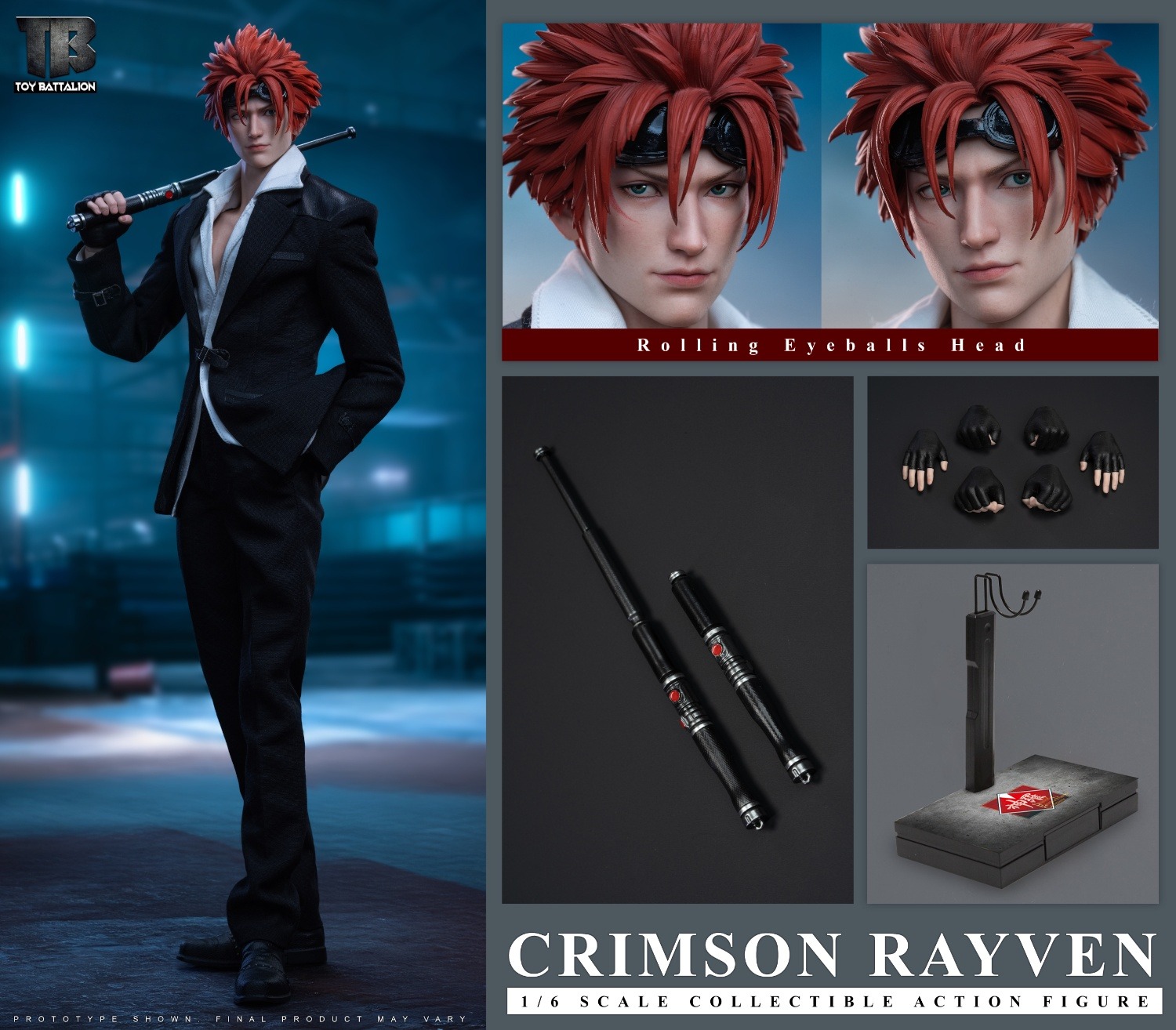 Pre order! Toys Battalion TB029 1/6 scale Crimson Rayven