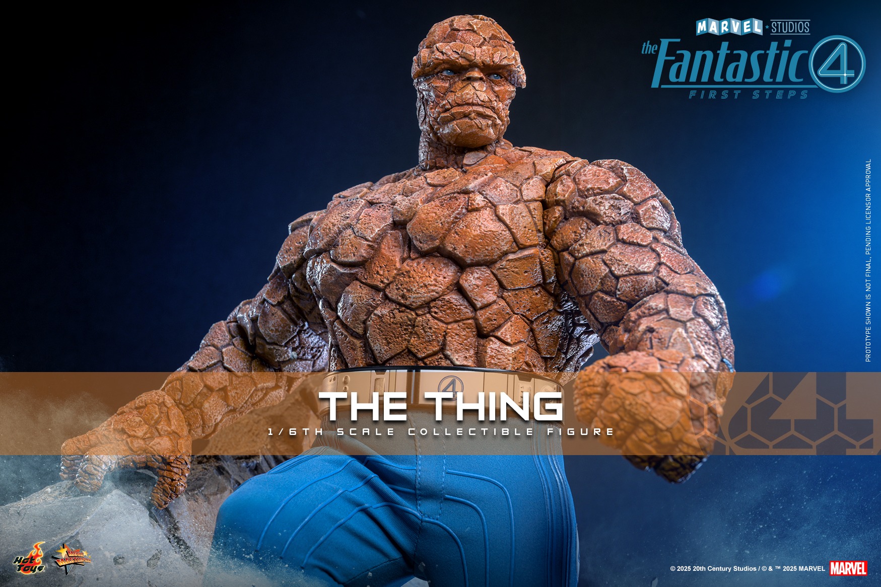 Pre order! Hot Toys MMS813 The Fantastic Four: First Steps 1/6th scale The Thing Collectible Figure