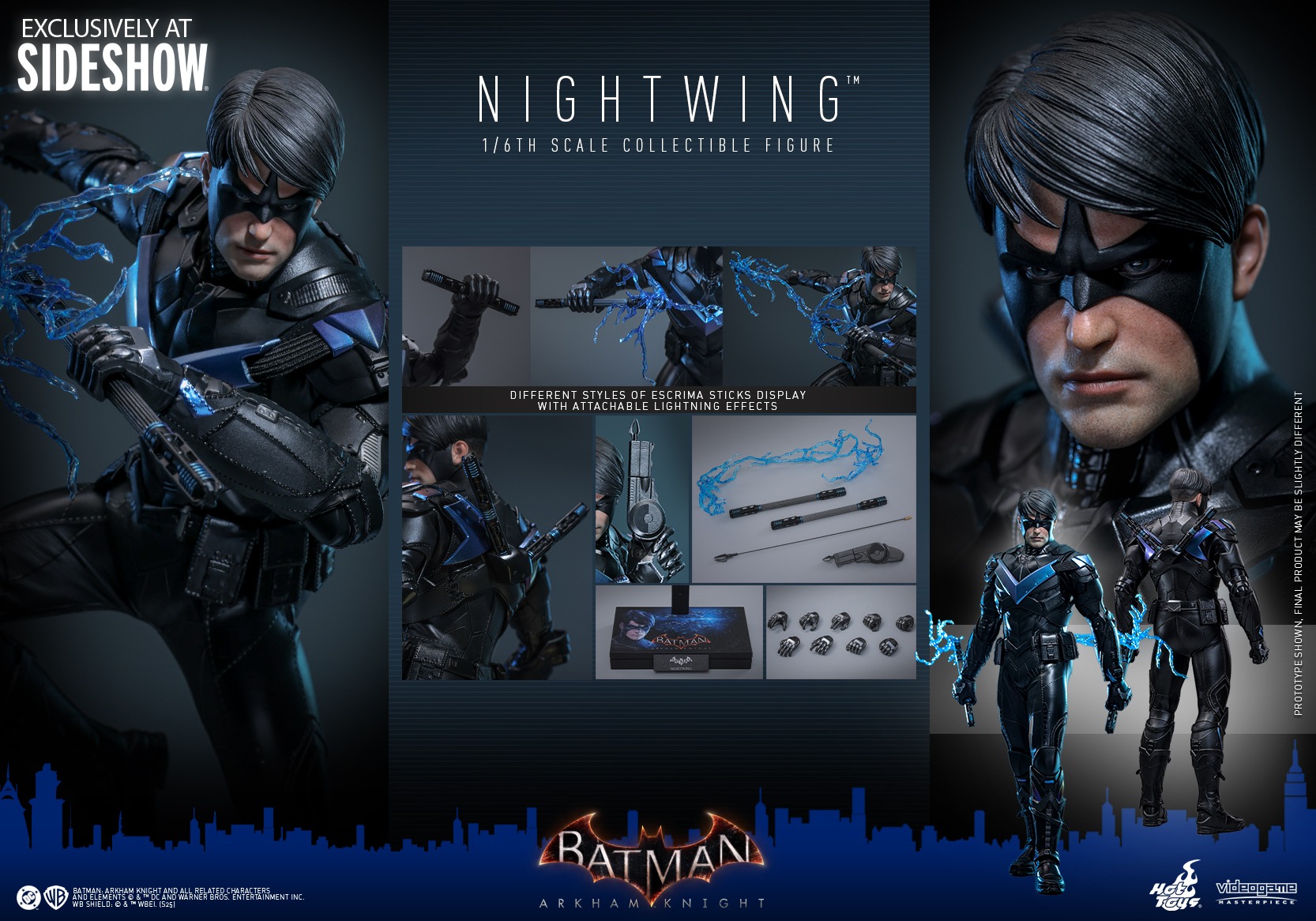 In stock! Hot Toys Nightwing VGM78 Batman: Arkham Knight 1/6th scale Collectible Figure