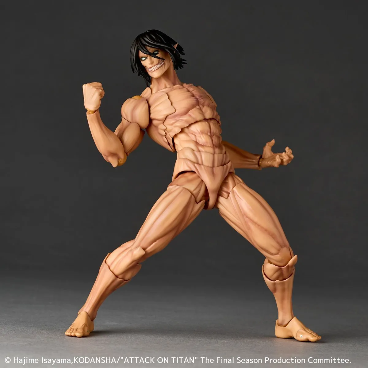 In stock! Attack on Titan Eren Yeager Titan Revoltech Amazing Yamaguchi Action Figure