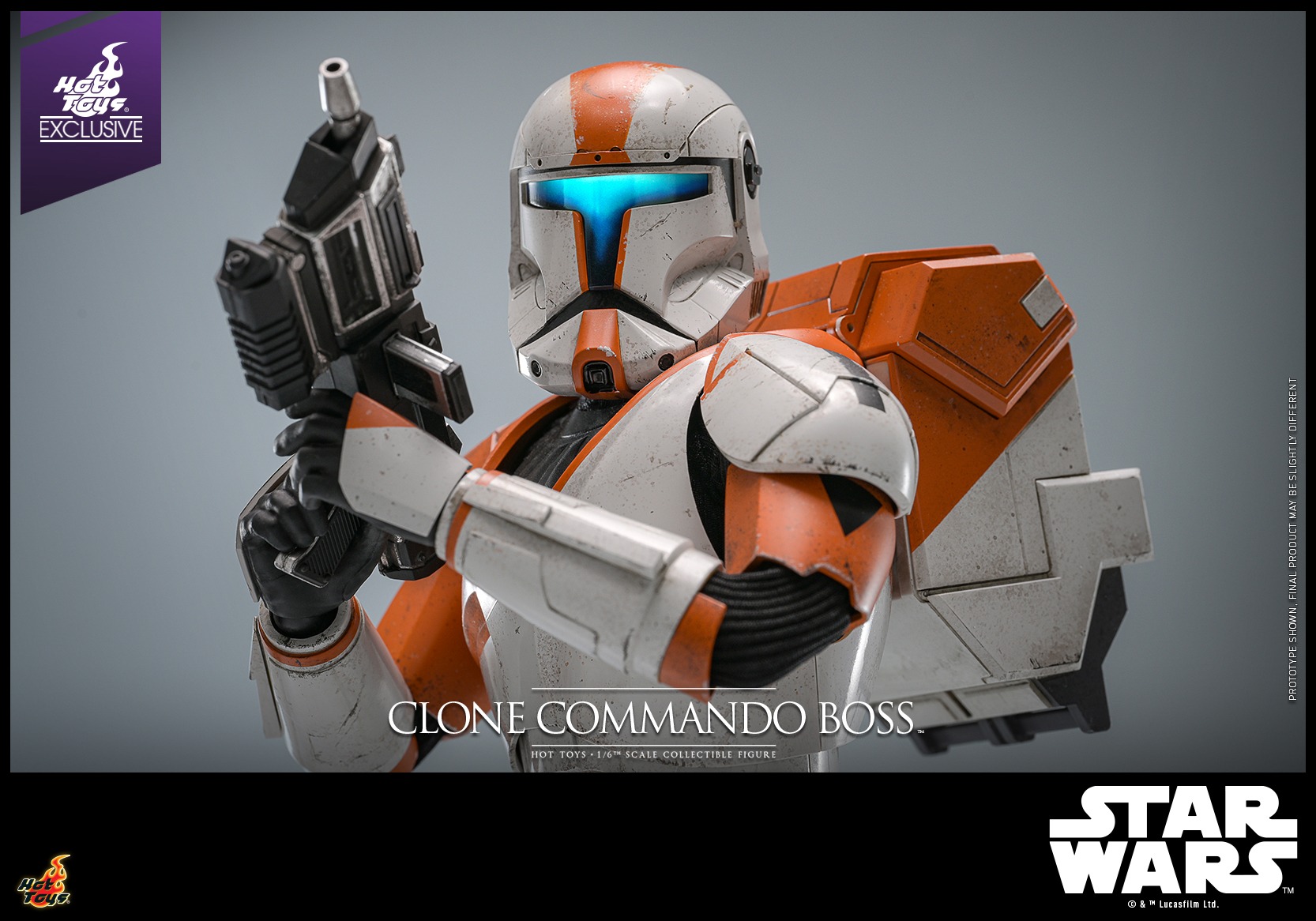 In Stock! Hot Toys The Clone Wars Clone Commando Boss (TMS151) 1/6 Scale Figure