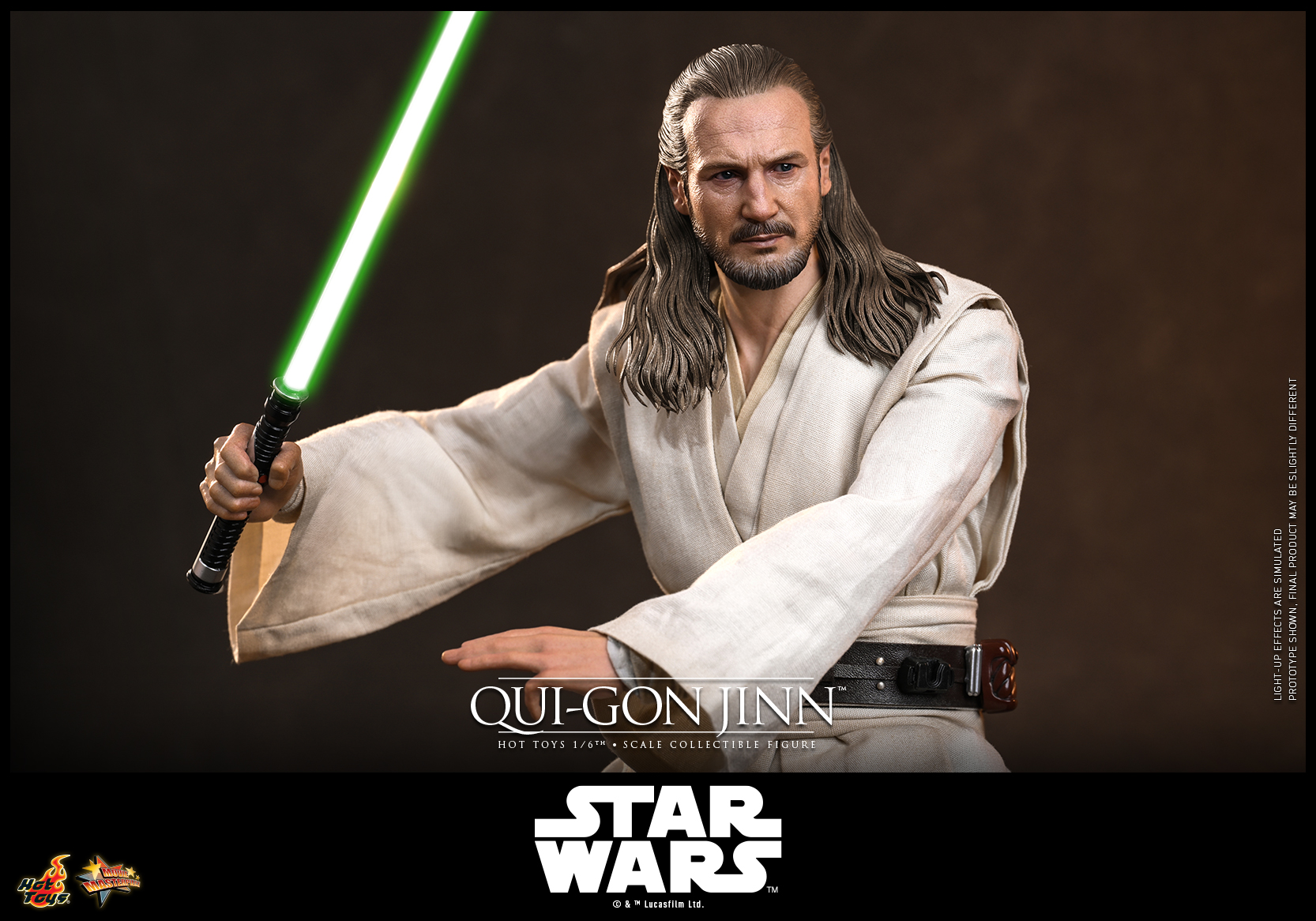 Pre order! Hot Toys MMS880 Qui-Gon Jinn Star Wars The Phantom Menace 1/6th Scale Collectible Figure