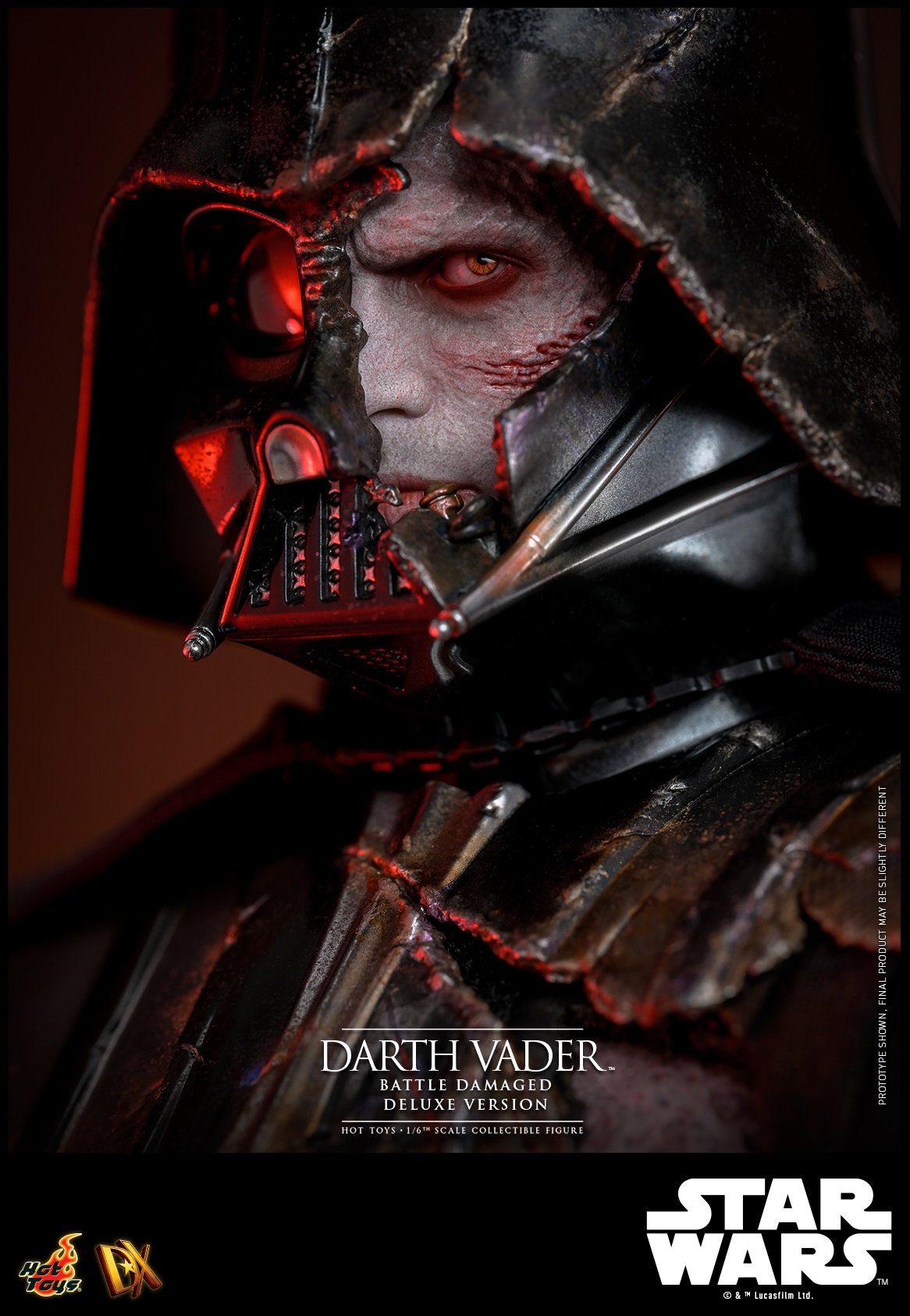 In stock! Hot Toys DX45 Darth Vader (Battle Damaged) Deluxe Version Star Wars 1/6th scale figure