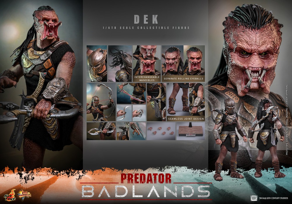 Pre order! Hot Toys MMS849 Predator Badlands 1/6 Scale Dek Collectible Figure