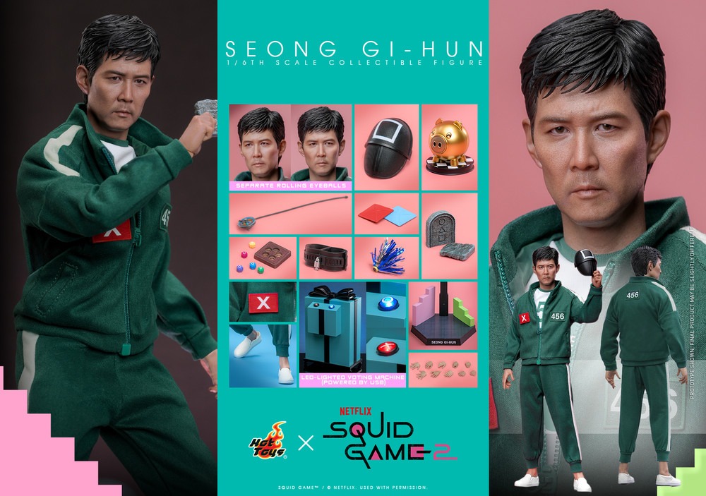 In stock! Hot Toys TMS153 Squid Game 2 Seong Gi-hun 1/6th scale Collectible Figure