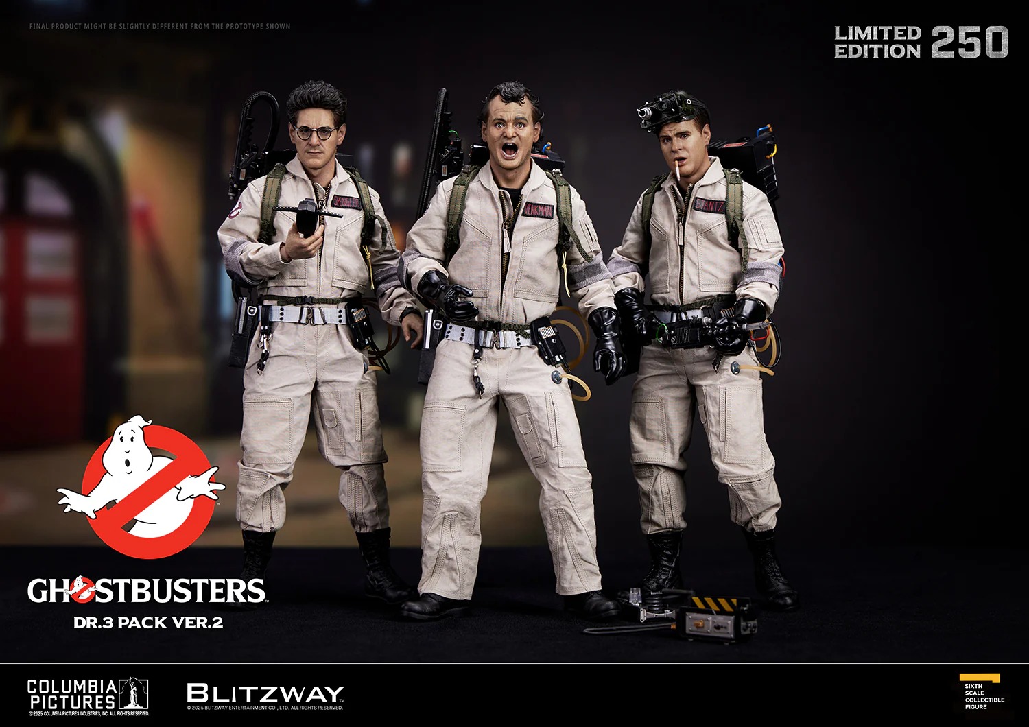 Pre Order! Blitzway Ghostbusters (Dr.3 Pack ver.2) 1/6 figure