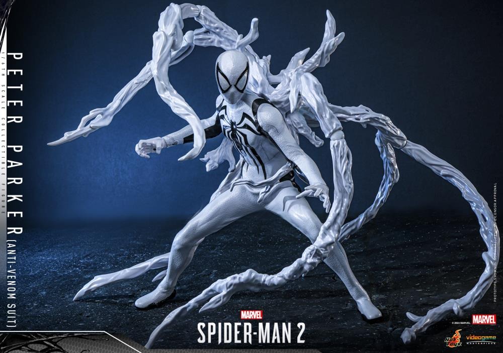In stock! Hot Toys VGM69 Marvel Spider-Man 2 Spiderman 1/6 Peter Parker (Anti-Venom Suit) Figure