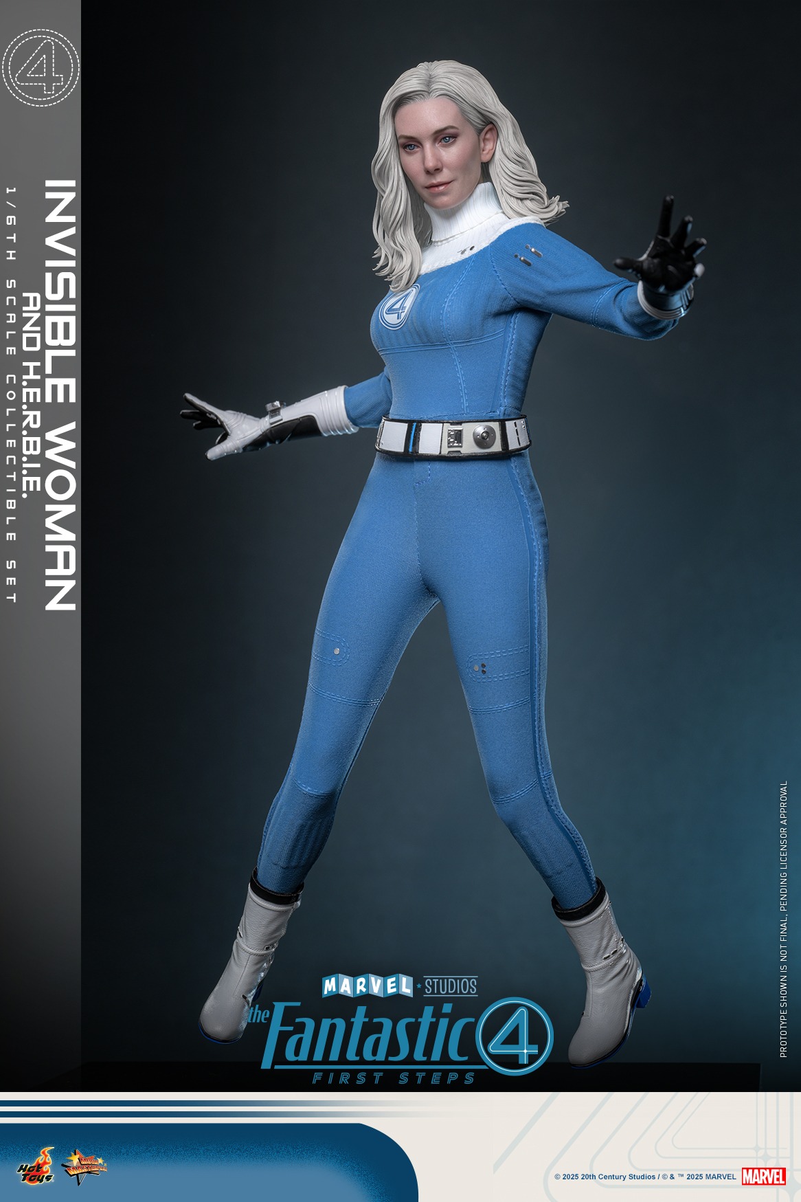 Pre order! Hot Toys MMS823 The Fantastic Four: First Steps 1/6th scale Invisible Woman Collectible Figure