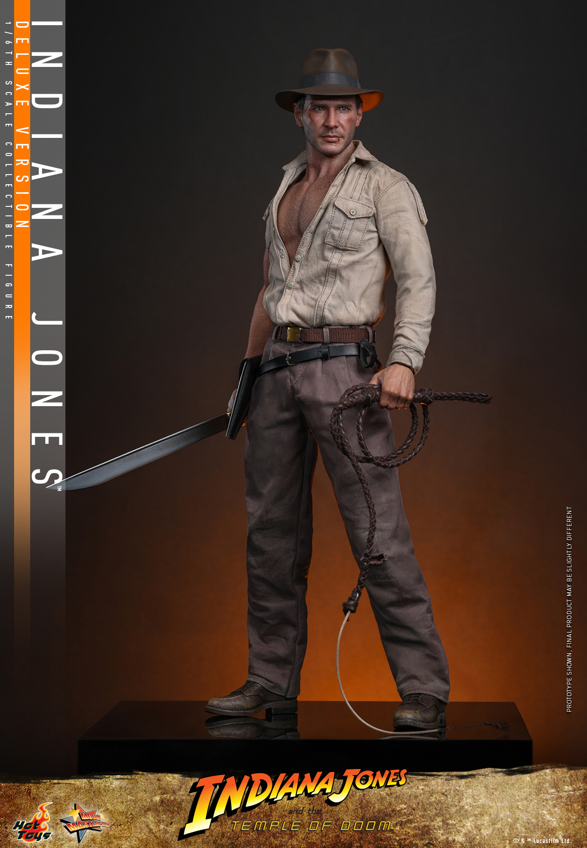 Pre order! Hot Toys MMS861 Indiana Jones Temple of Doom (Deluxe Version) 1/6 Scale Collectible Figure