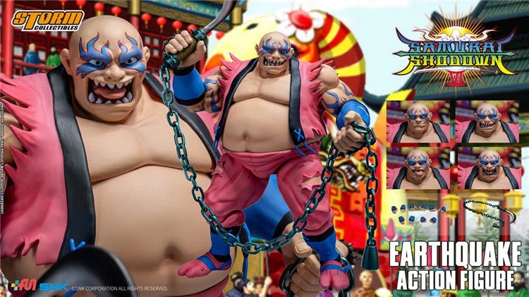 In stock! Storm Toys SNSS05 Samurai Shodown VI EARTHQUAKE 1/12 action figure