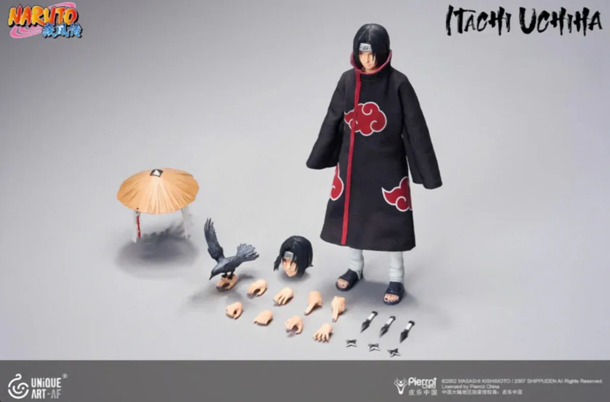 Pre order! UNiQUE ART Uchiha Itachi Naruto Shippuden 1/12 Action Figure Standard Edition