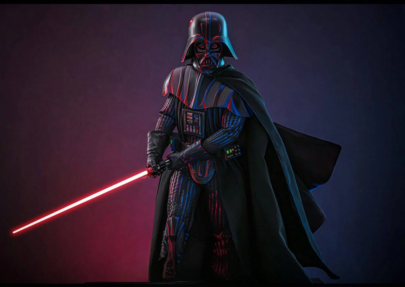 In Stock! Hot Toys MMS777 Star Wars - Darth Vader (Dueling Effect Version) Collectible Figure (Hot Toys Exclusive)