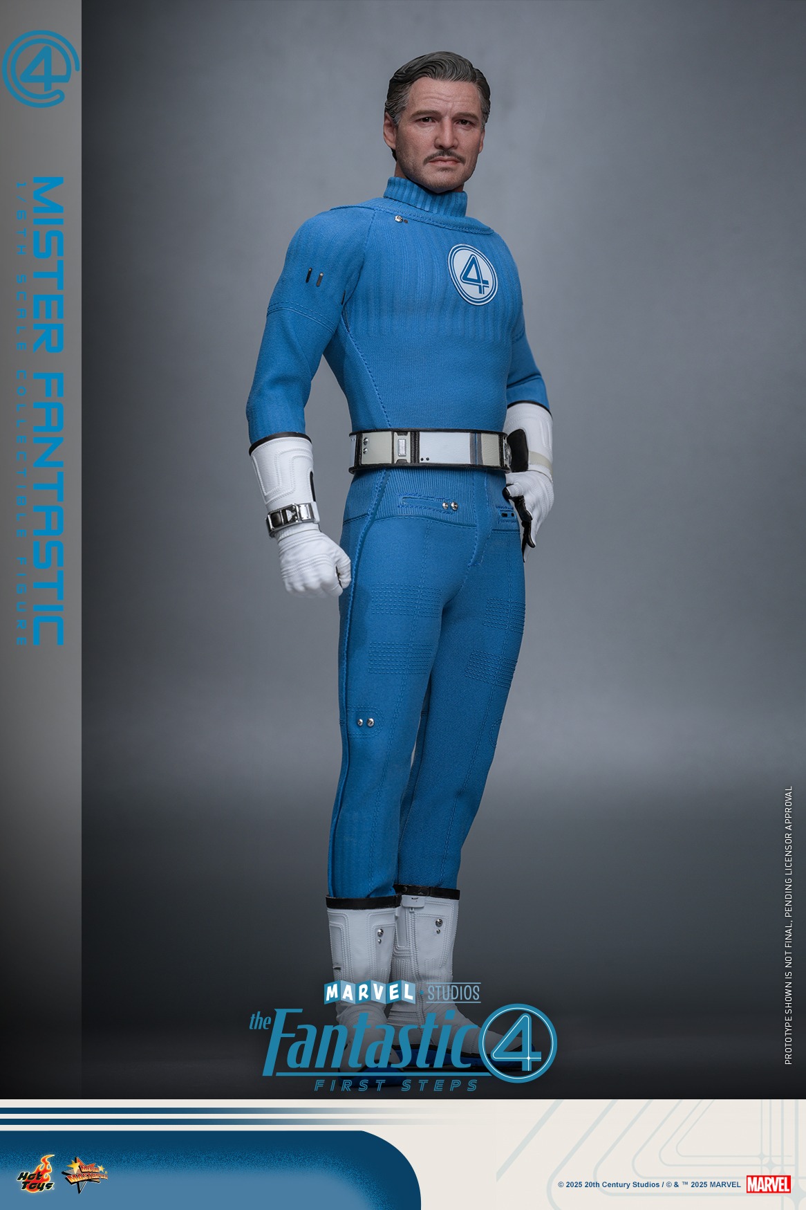 Pre order! Hot Toys MMS821 The Fantastic Four: First Steps 1/6th scale Mister Fantastic Collectible Figure